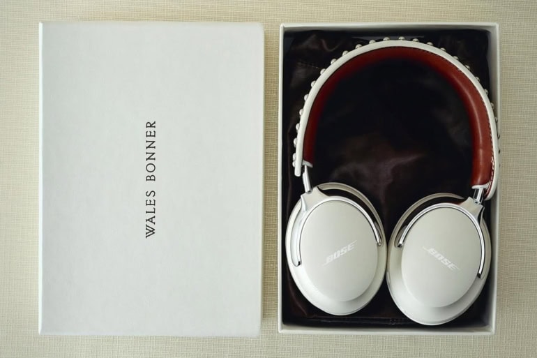 Wales Bonner Designs Bose Headphones in Wimbledon White