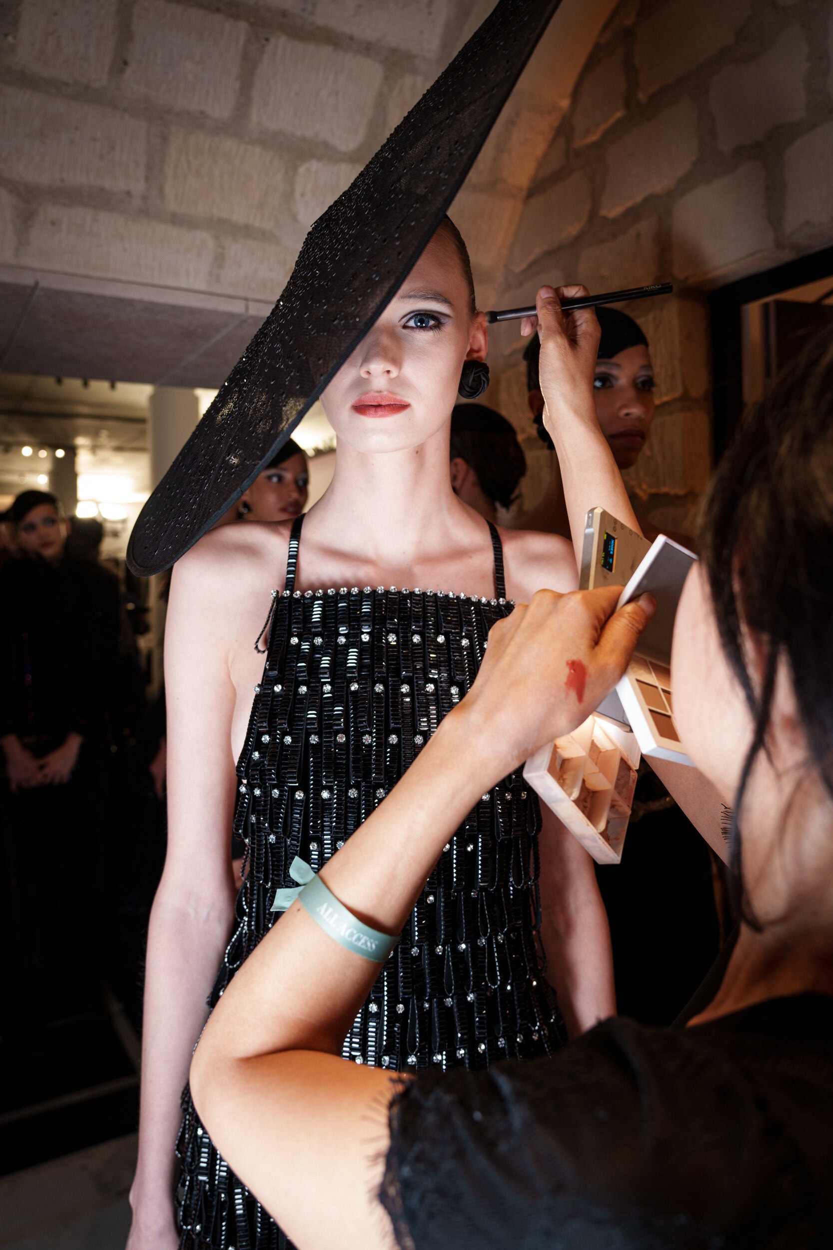 Giorgio Armani Prive Fall 2025 Couture Fashion Show Backstage