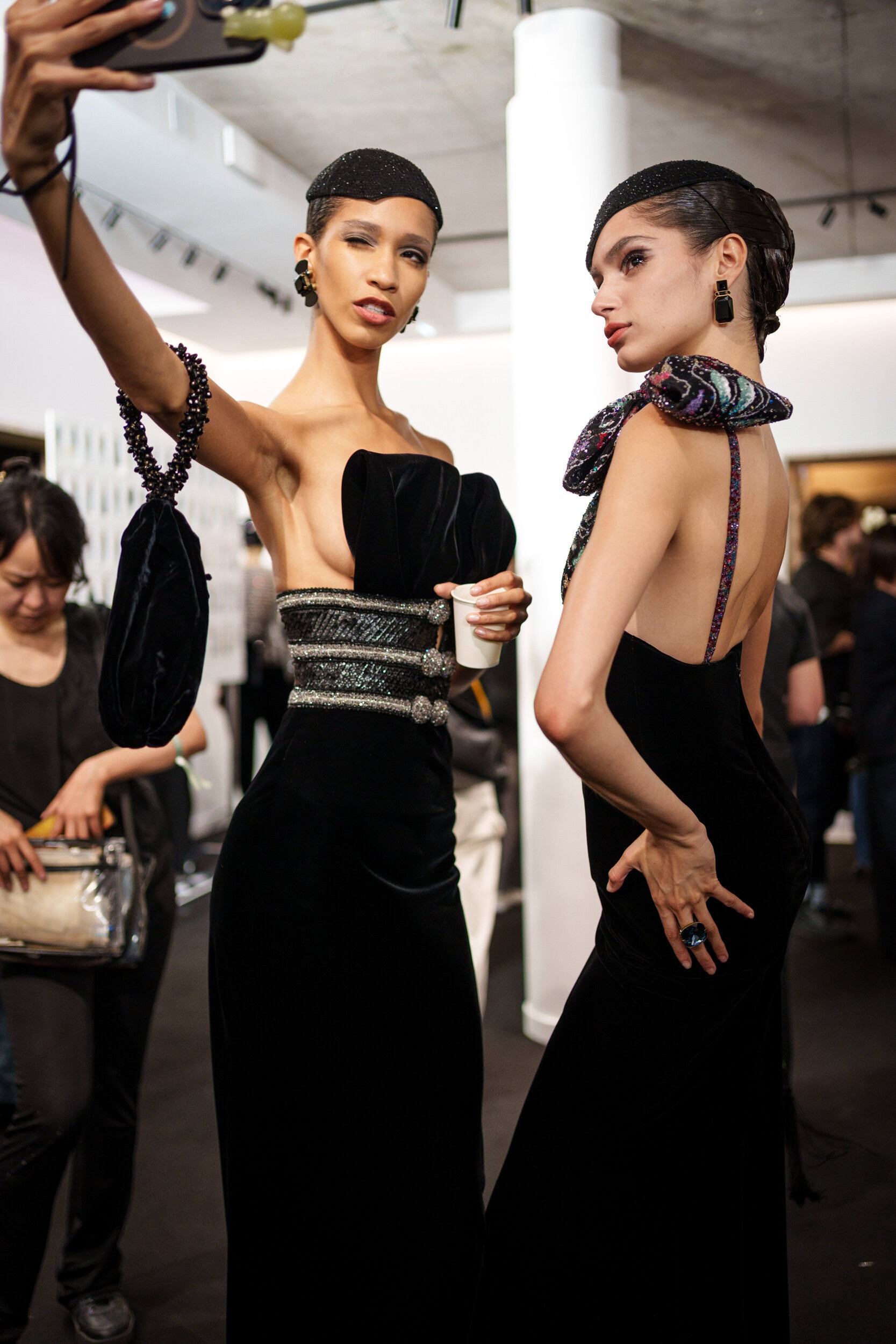 Giorgio Armani Prive Fall 2025 Couture Fashion Show Backstage