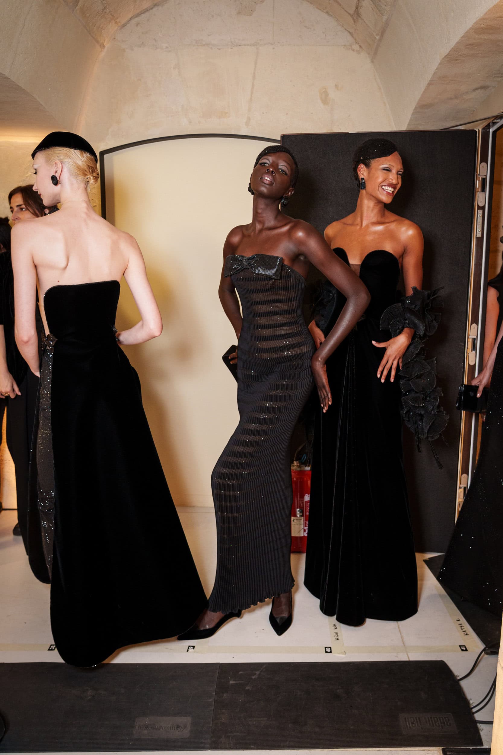 Giorgio Armani Prive Fall 2025 Couture Fashion Show Backstage