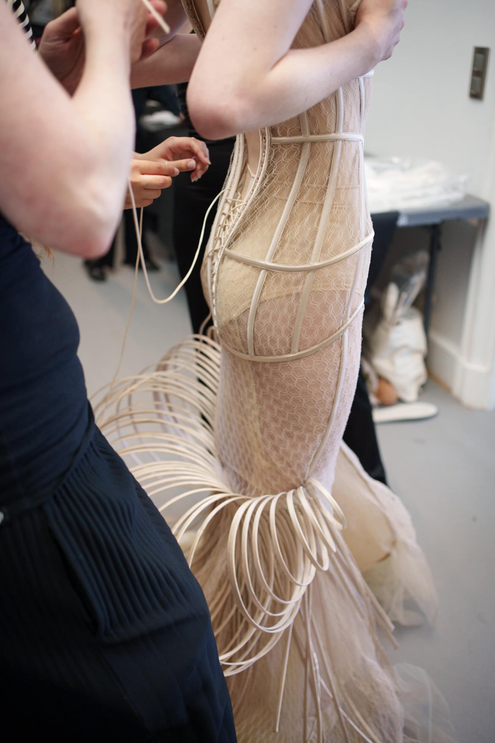 Ashi Studio Fall 2025 Couture Fashion Show Backstage