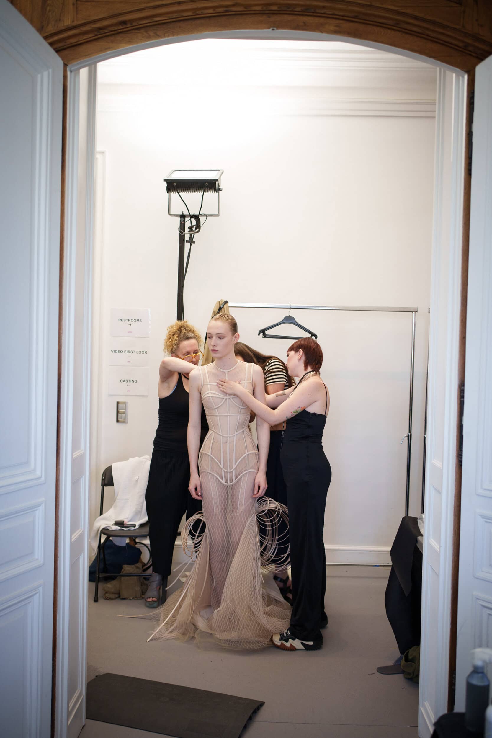 Ashi Studio Fall 2025 Couture Fashion Show Backstage