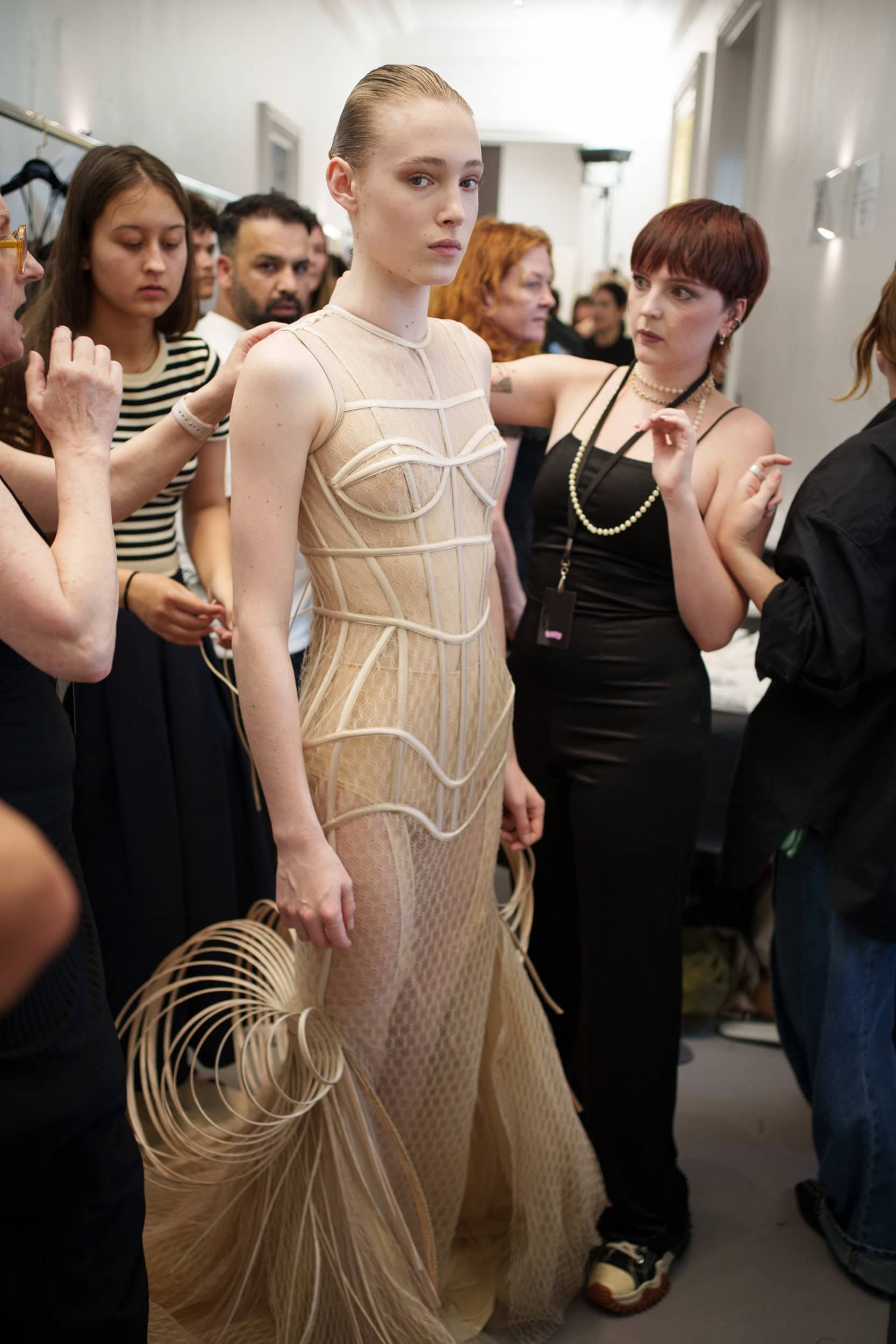 Ashi Studio Fall 2025 Couture Fashion Show Backstage