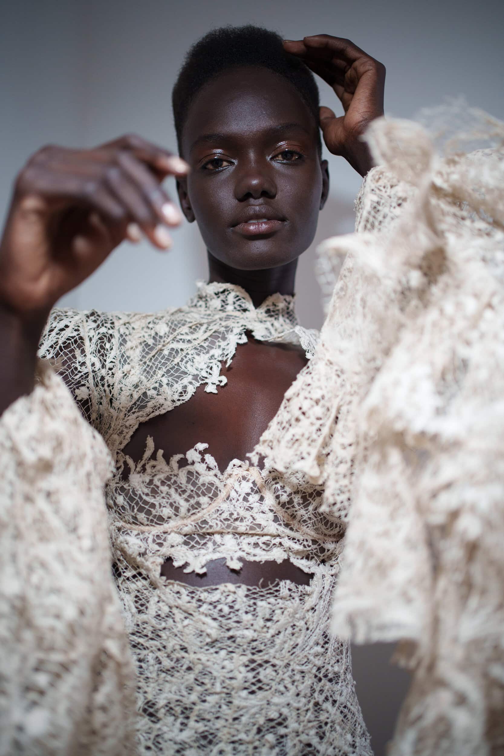 Ashi Studio Fall 2025 Couture Fashion Show Backstage