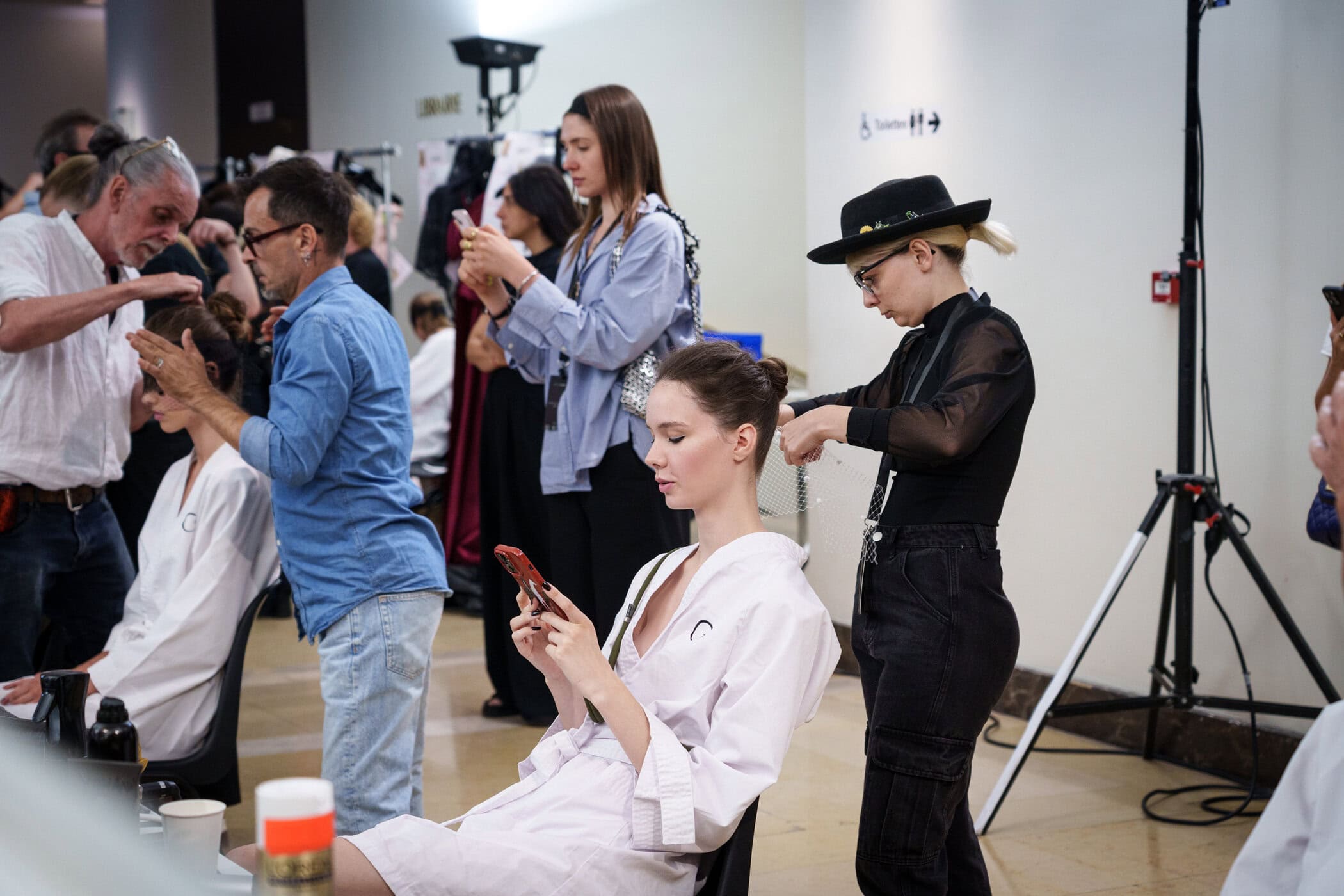Georges Chakra Fall 2025 Couture Fashion Show Backstage