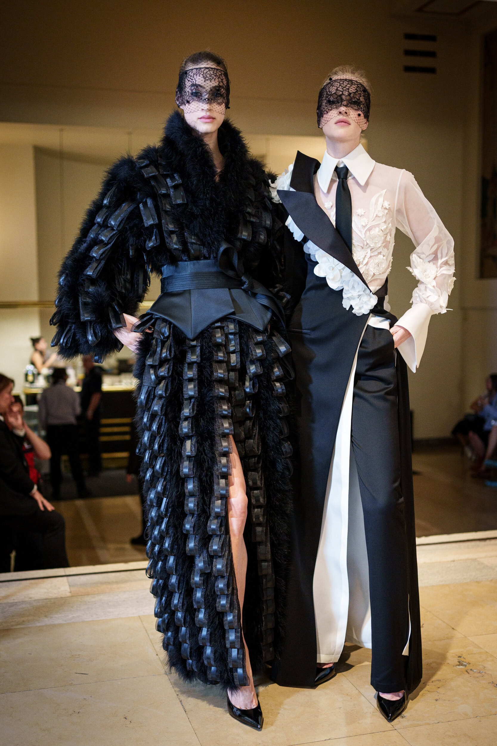 Georges Chakra Fall 2025 Couture Fashion Show Backstage