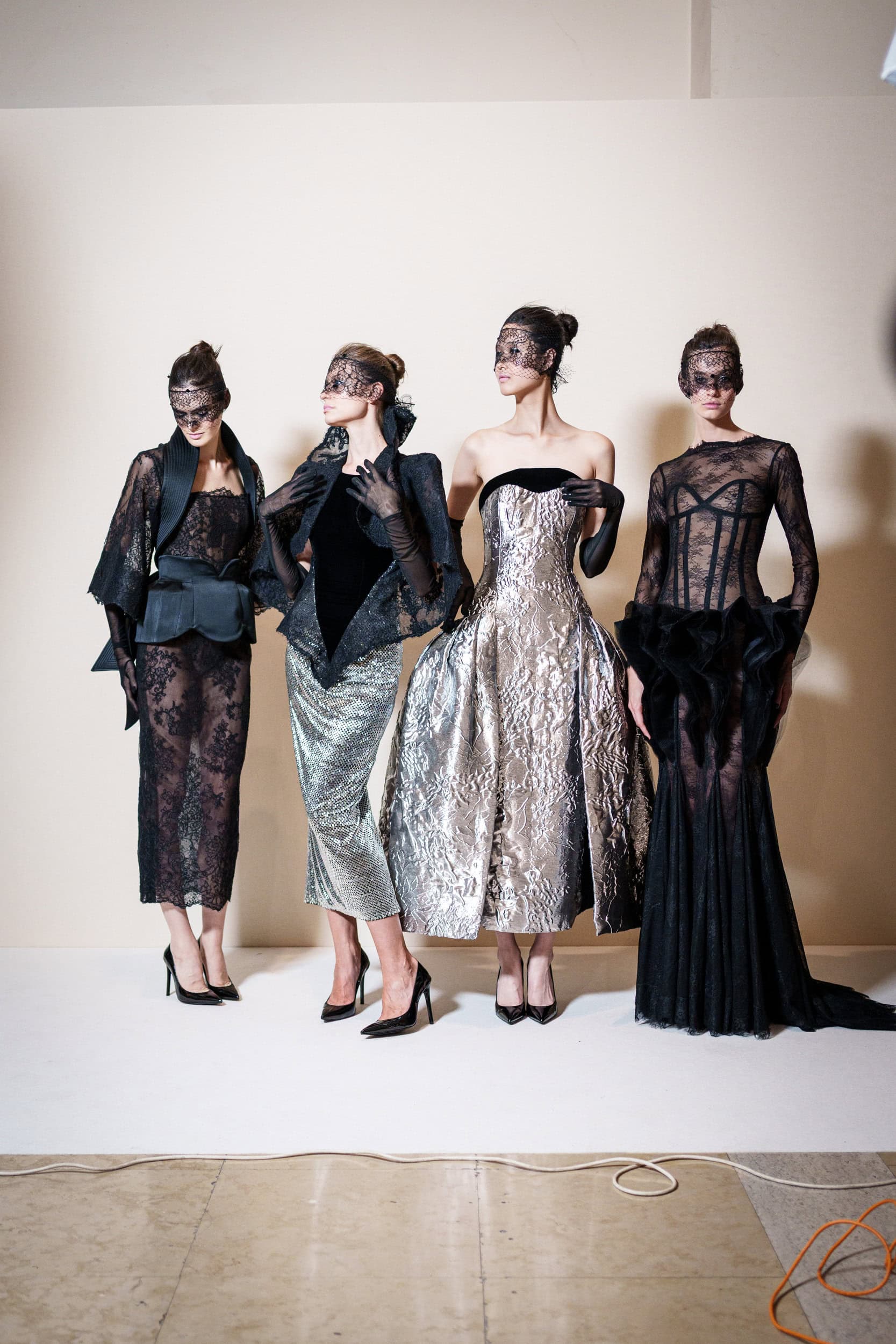 Georges Chakra Fall 2025 Couture Fashion Show Backstage