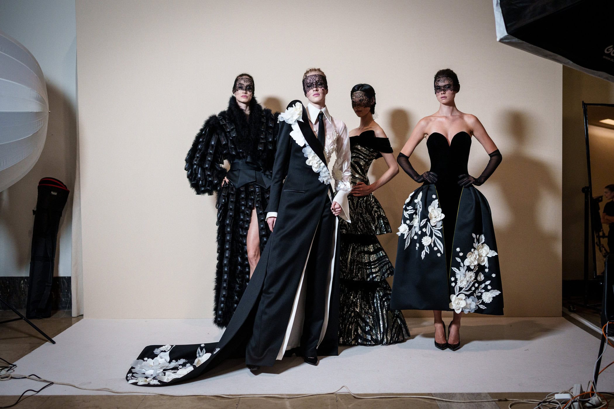 Georges Chakra Fall 2025 Couture Fashion Show Backstage