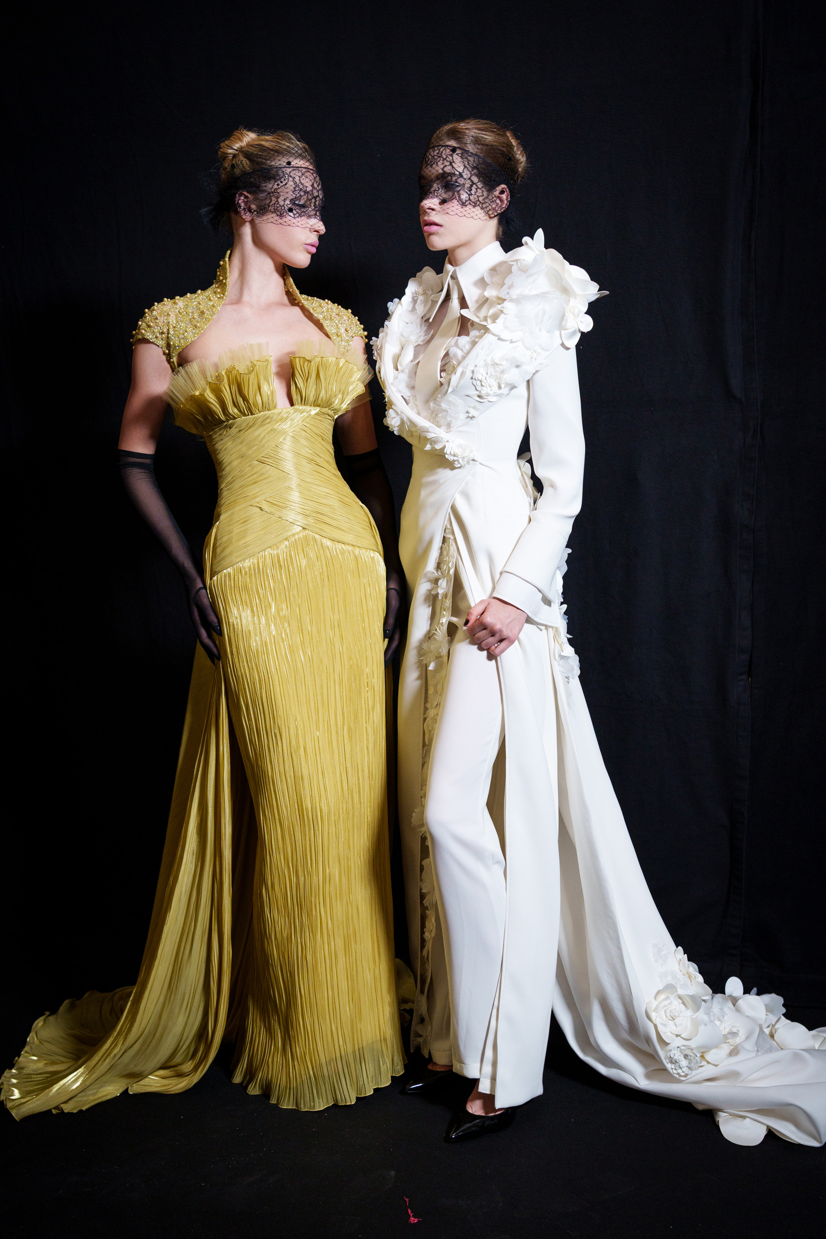 Georges Chakra Fall 2025 Couture Fashion Show Backstage