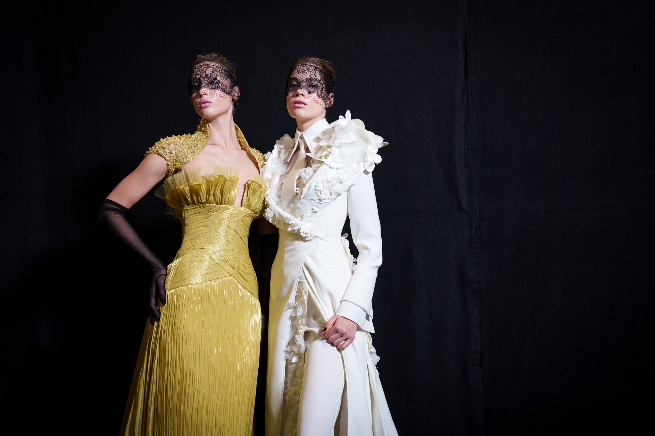 Georges Chakra Fall 2025 Couture Fashion Show Backstage