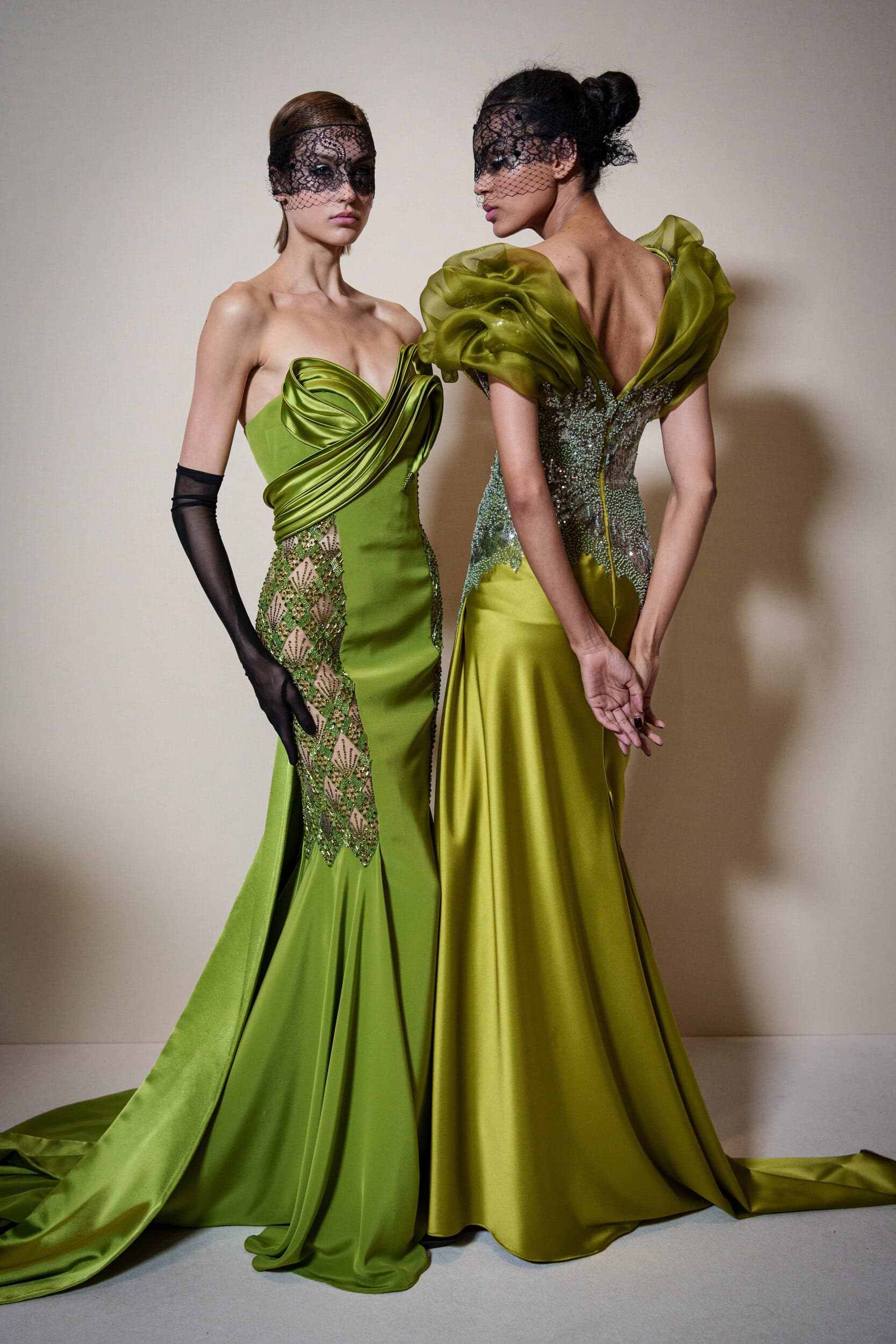 Georges Chakra Fall 2025 Couture Fashion Show Backstage