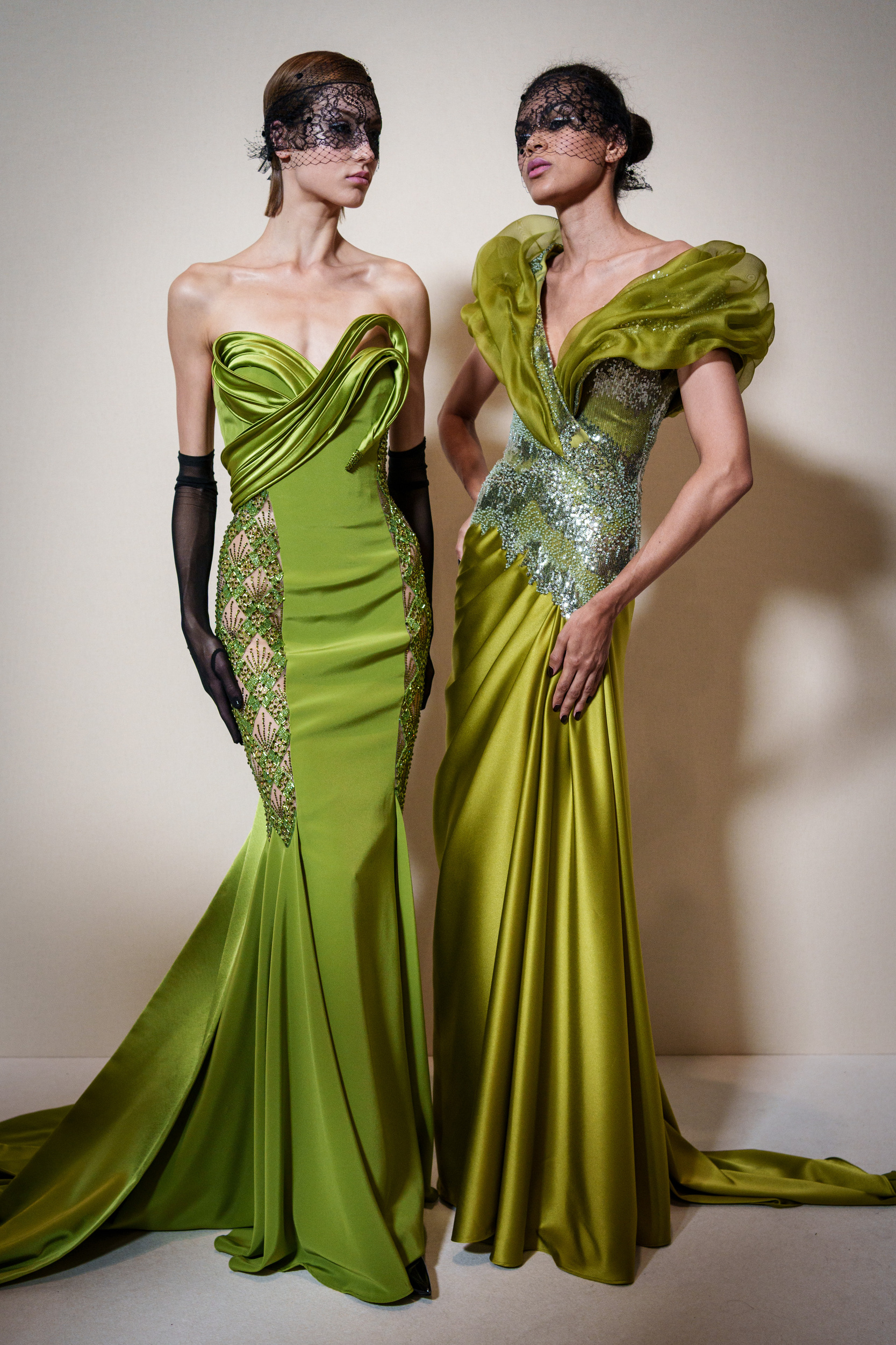 Georges Chakra Fall 2025 Couture Fashion Show Backstage
