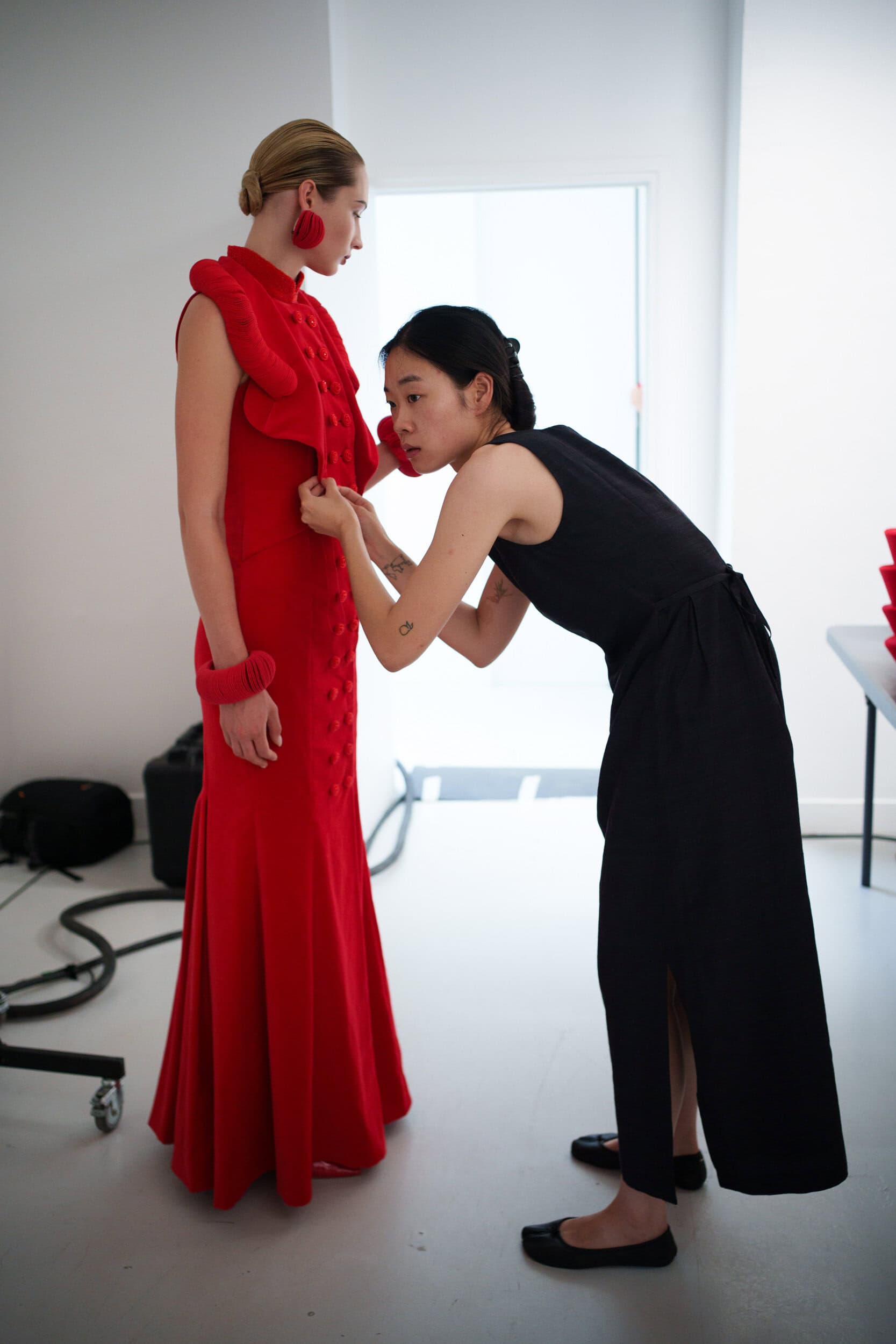 Chocheng Fall 2025 Couture Fashion Show Backstage
