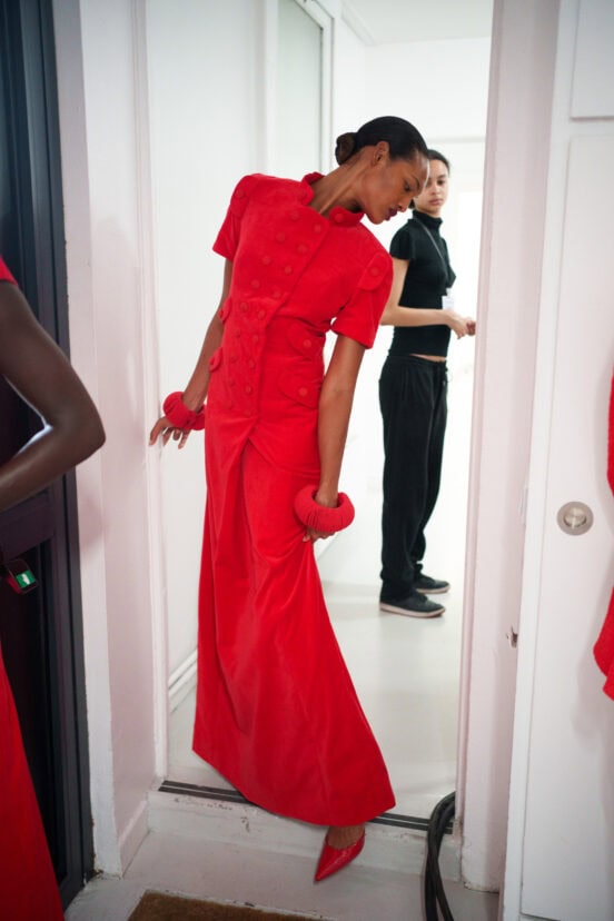 Chocheng Fall 2025 Couture Fashion Show Backstage