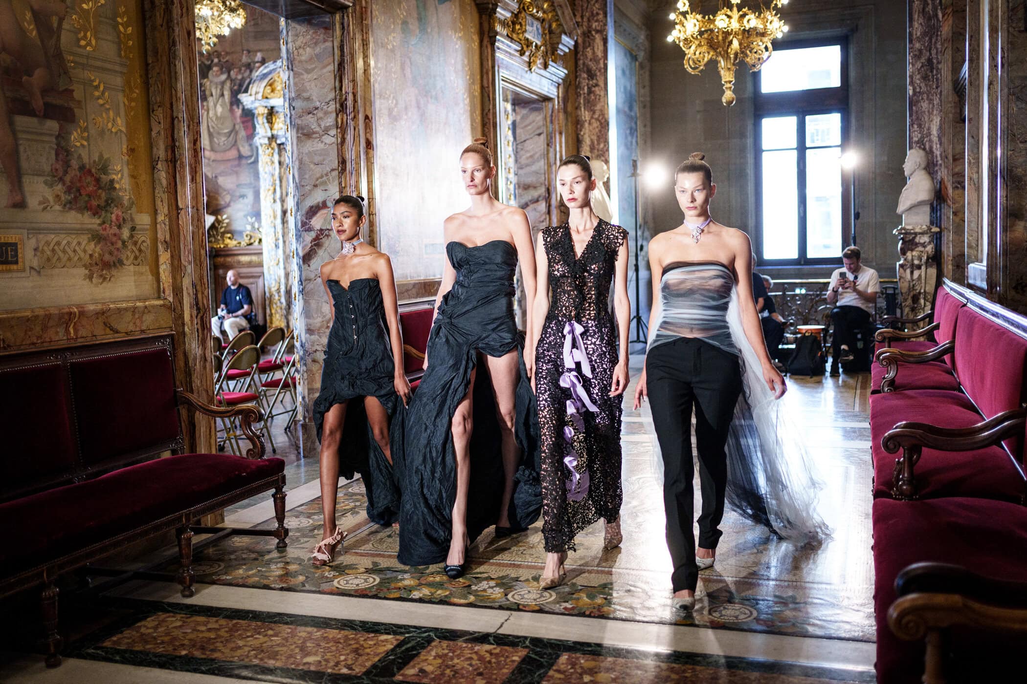 Peet Dullaert Fall 2025 Couture Fashion Show Backstage