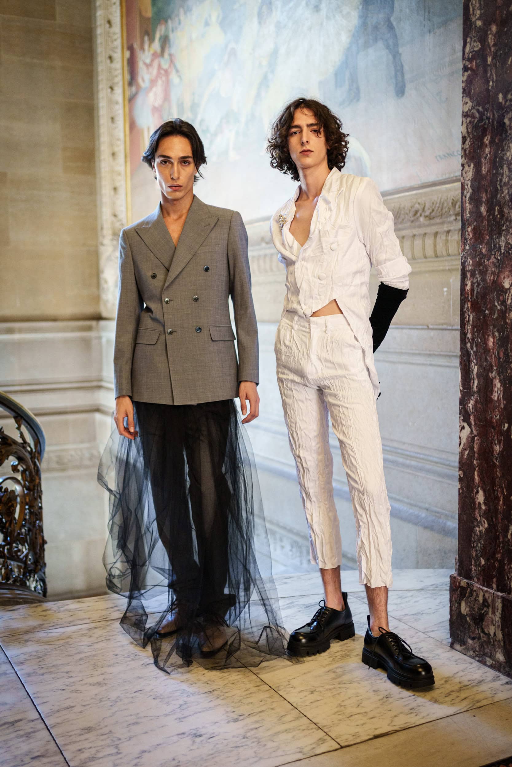 Peet Dullaert Fall 2025 Couture Fashion Show Backstage
