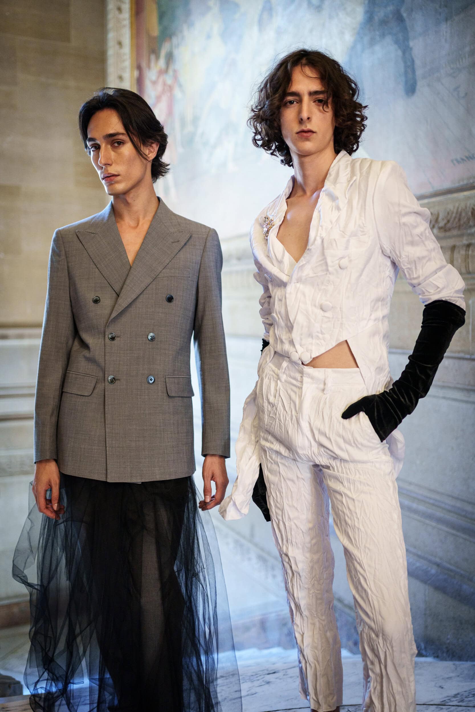 Peet Dullaert Fall 2025 Couture Fashion Show Backstage