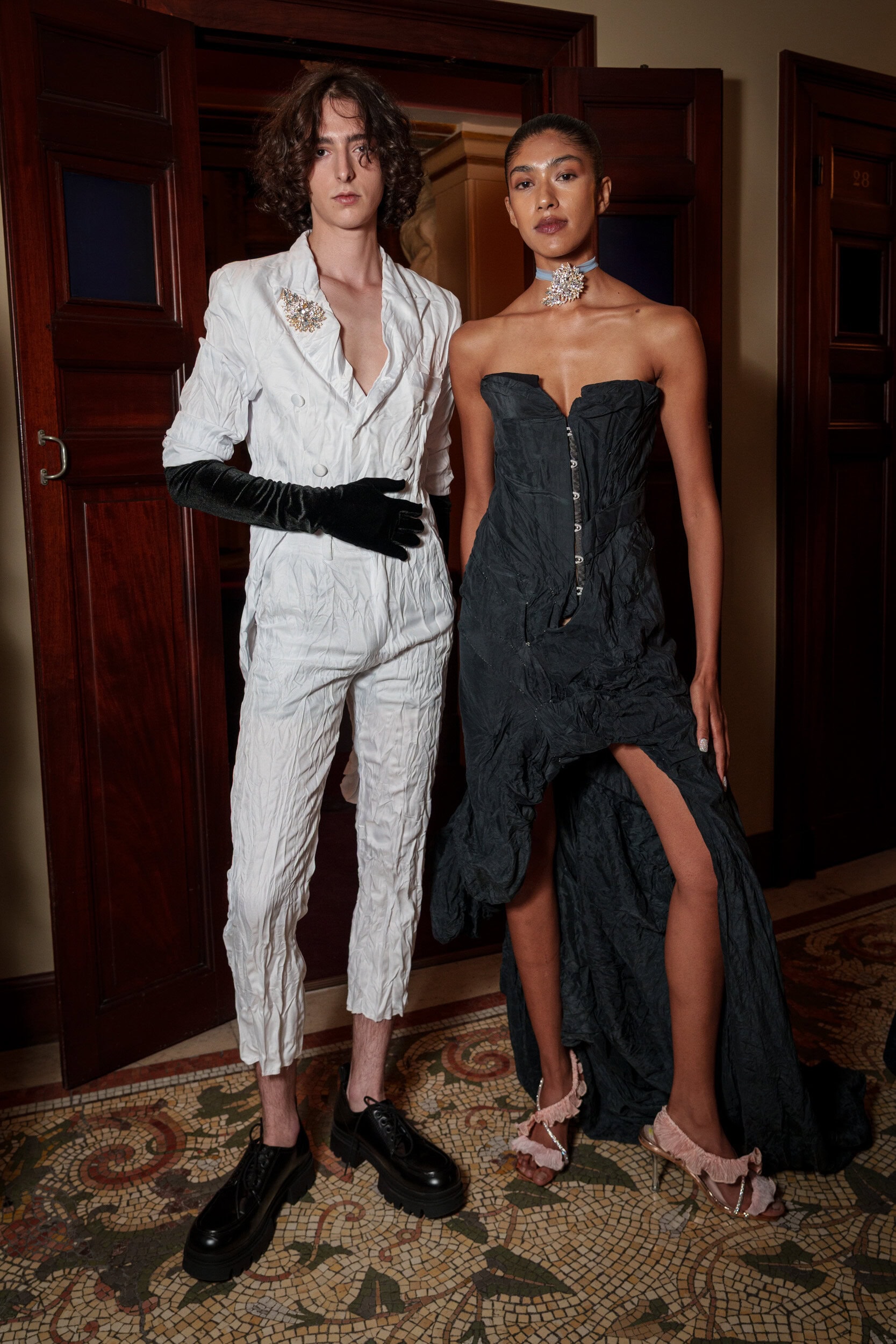 Peet Dullaert Fall 2025 Couture Fashion Show Backstage