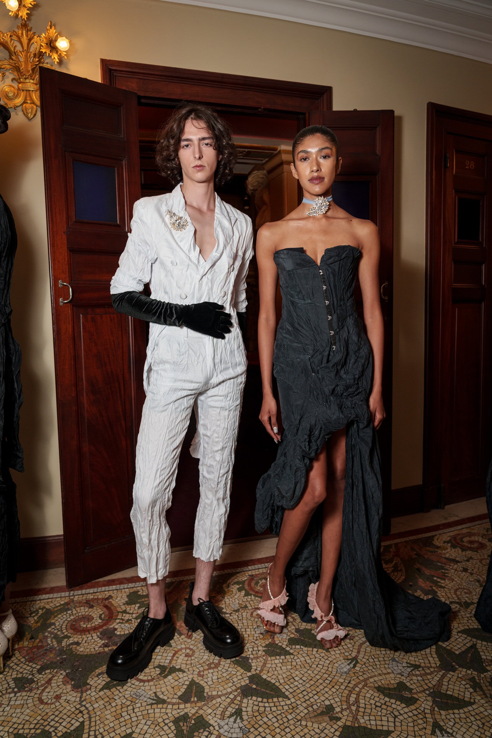 Peet Dullaert Fall 2025 Couture Fashion Show Backstage