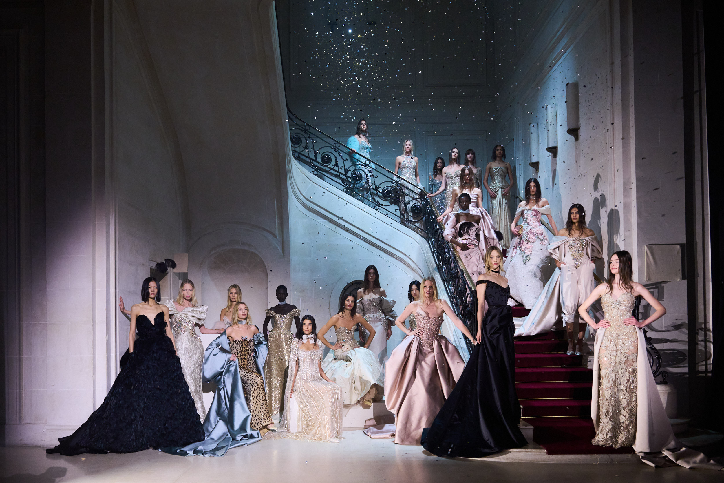 Elie Saab Fall 2025 Couture Fashion Show Atmosphere