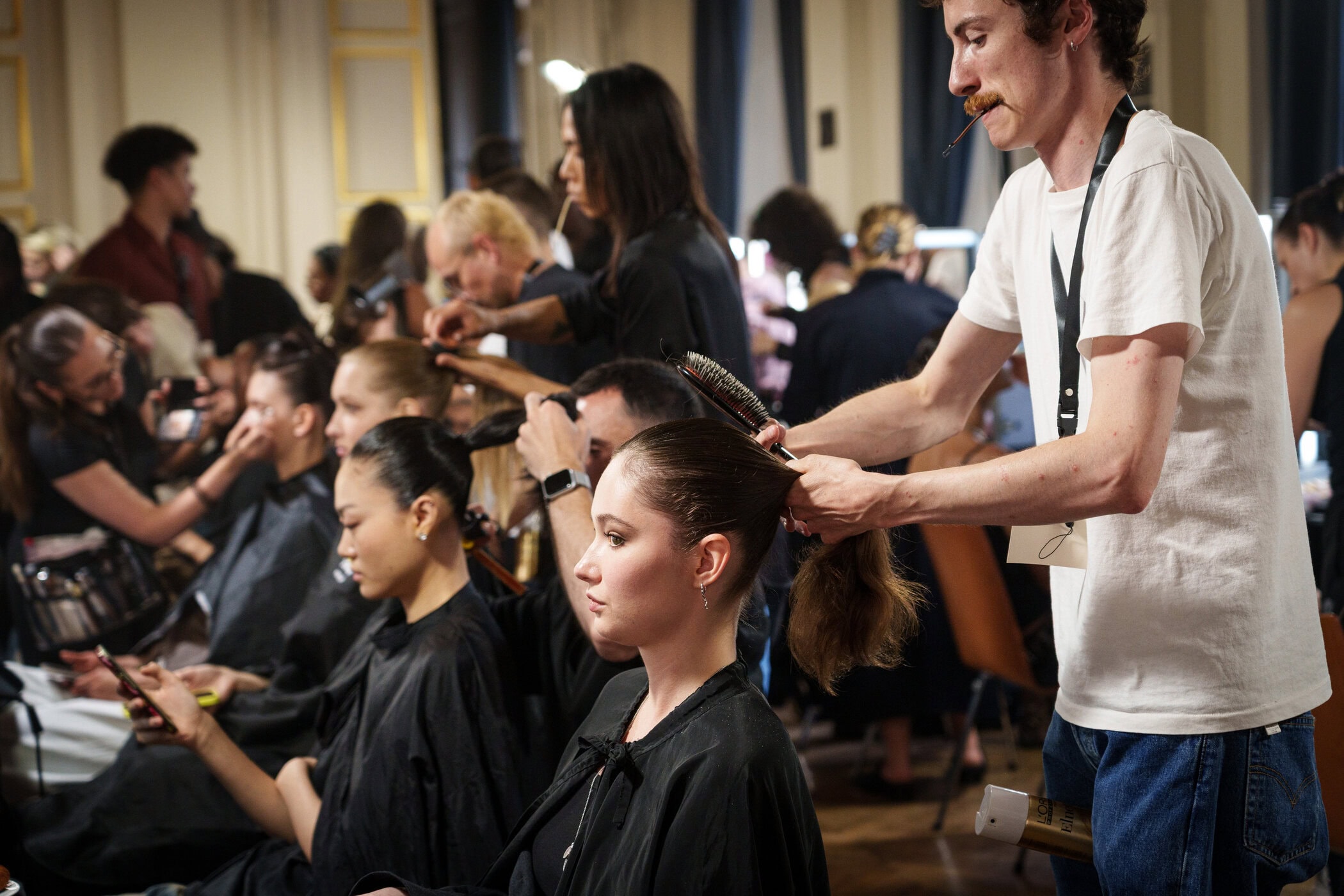 Georges Hobeika Spring 2026 Couture Fashion Show Backstage