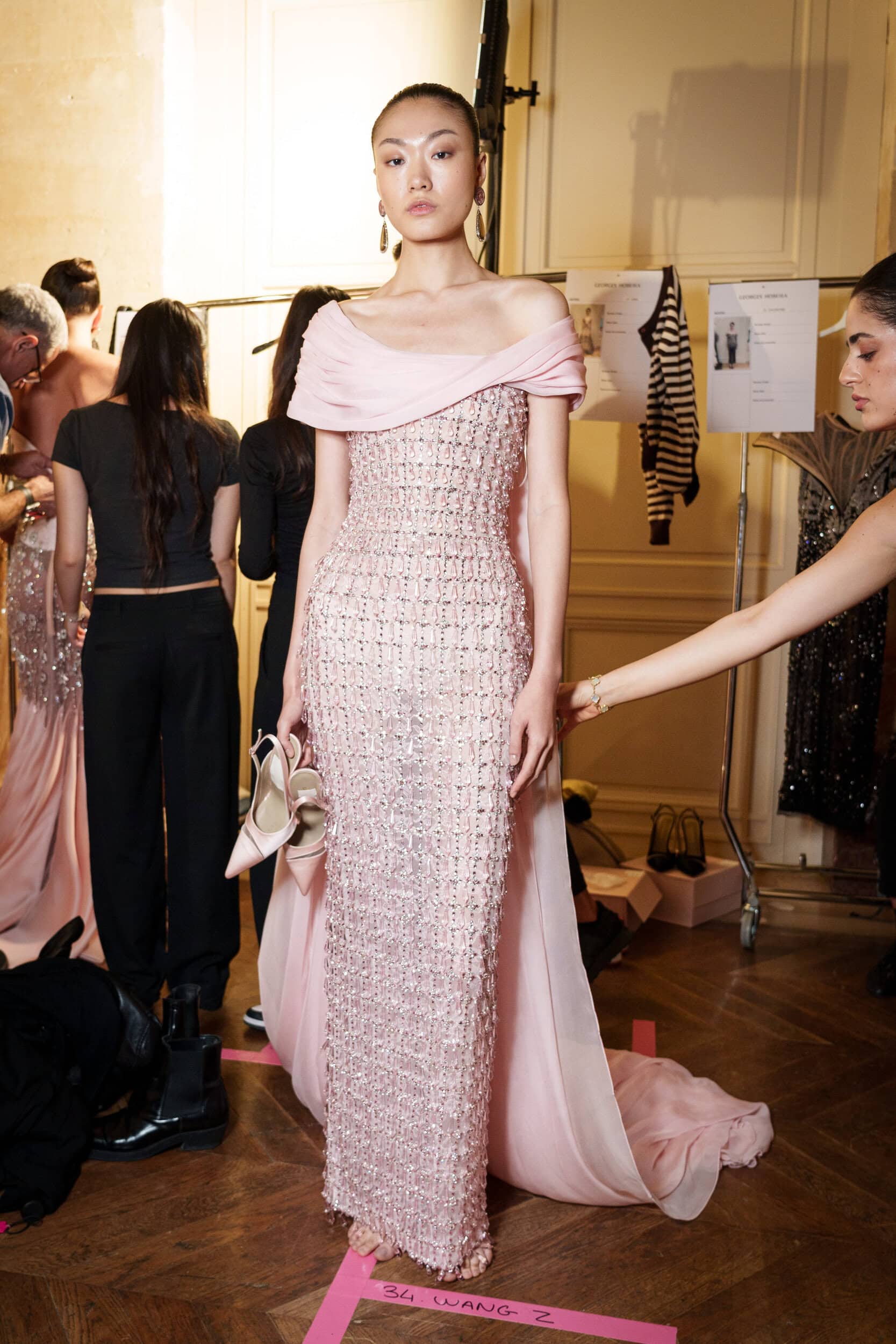 Georges Hobeika Spring 2026 Couture Fashion Show Backstage