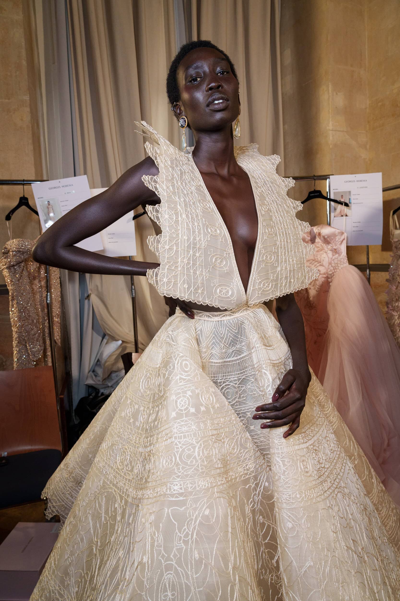 Georges Hobeika Spring 2026 Couture Fashion Show Backstage