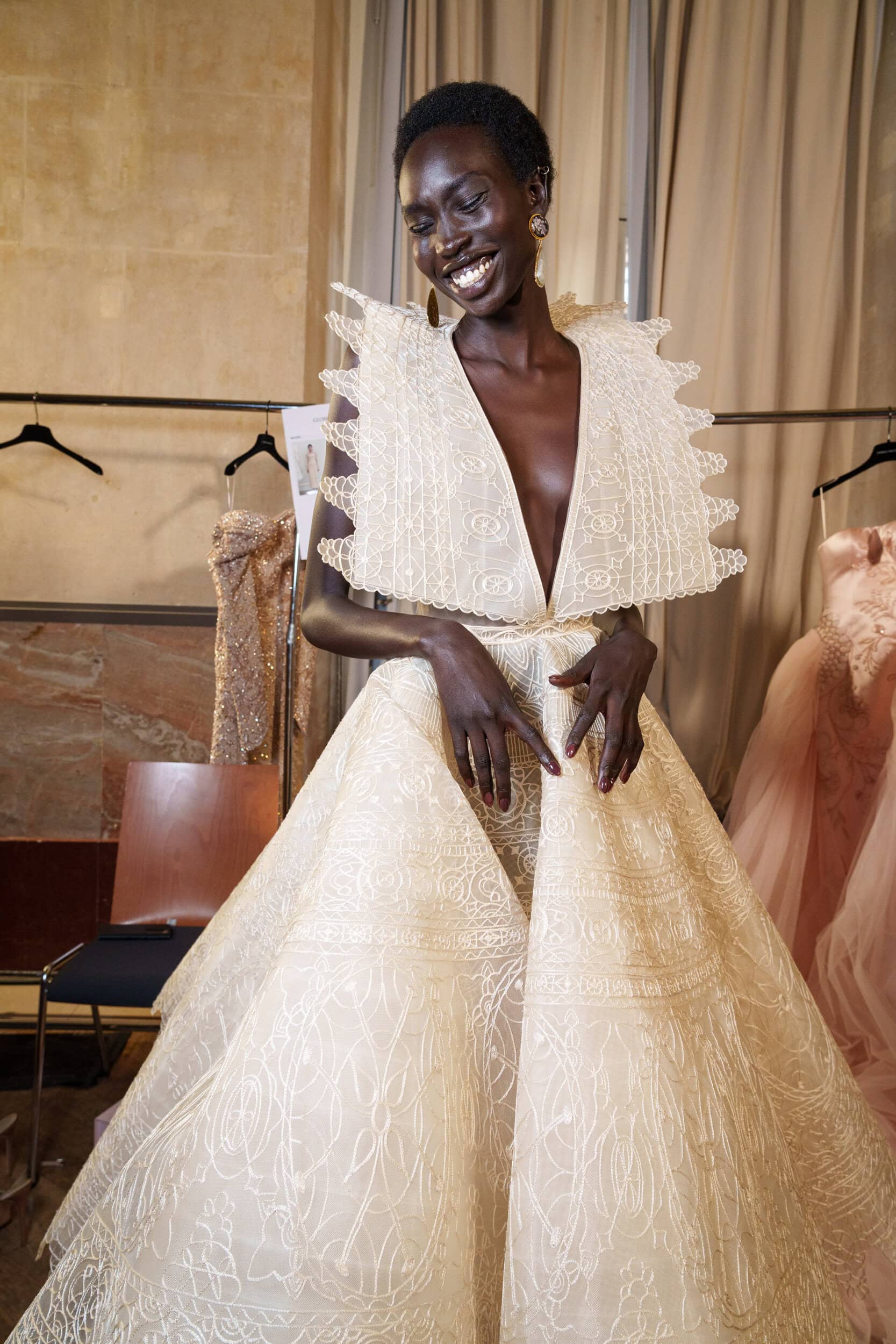 Georges Hobeika Spring 2026 Couture Fashion Show Backstage