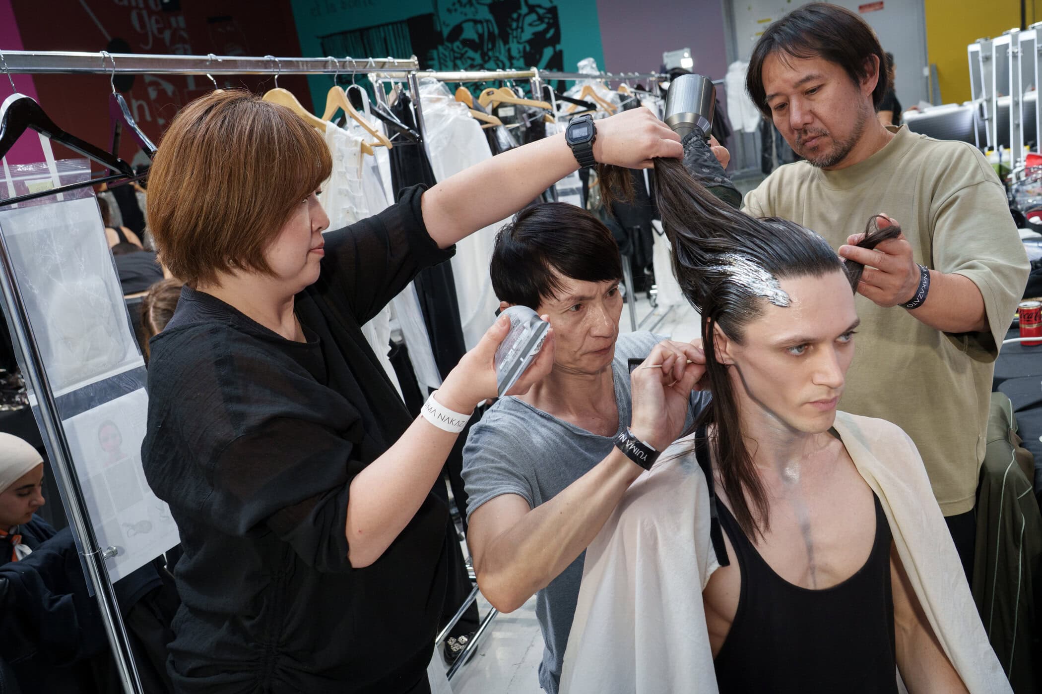 Yuima Nakazato Fall 2025 Couture Fashion Show Backstage
