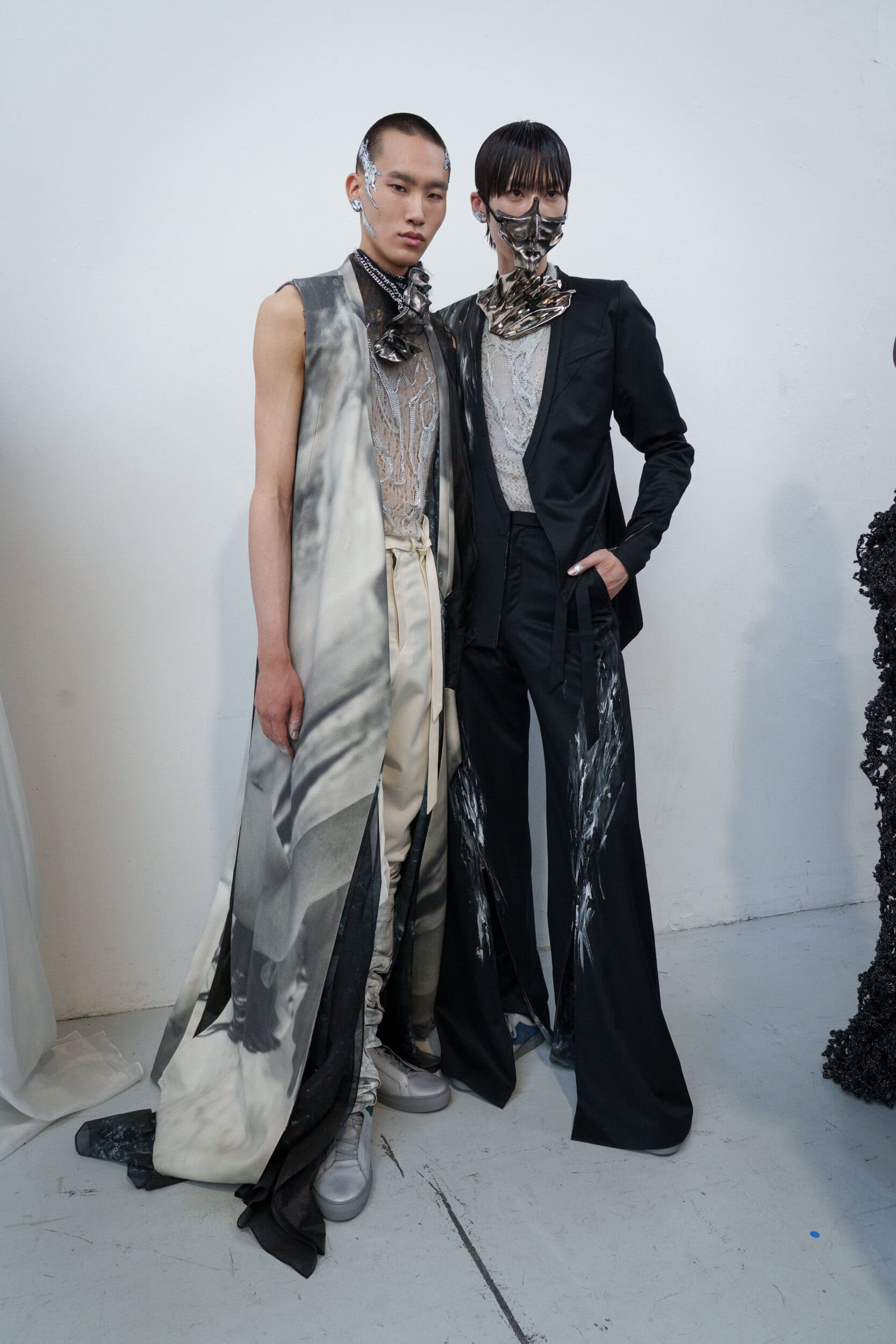 Yuima Nakazato Fall 2025 Couture Fashion Show Backstage