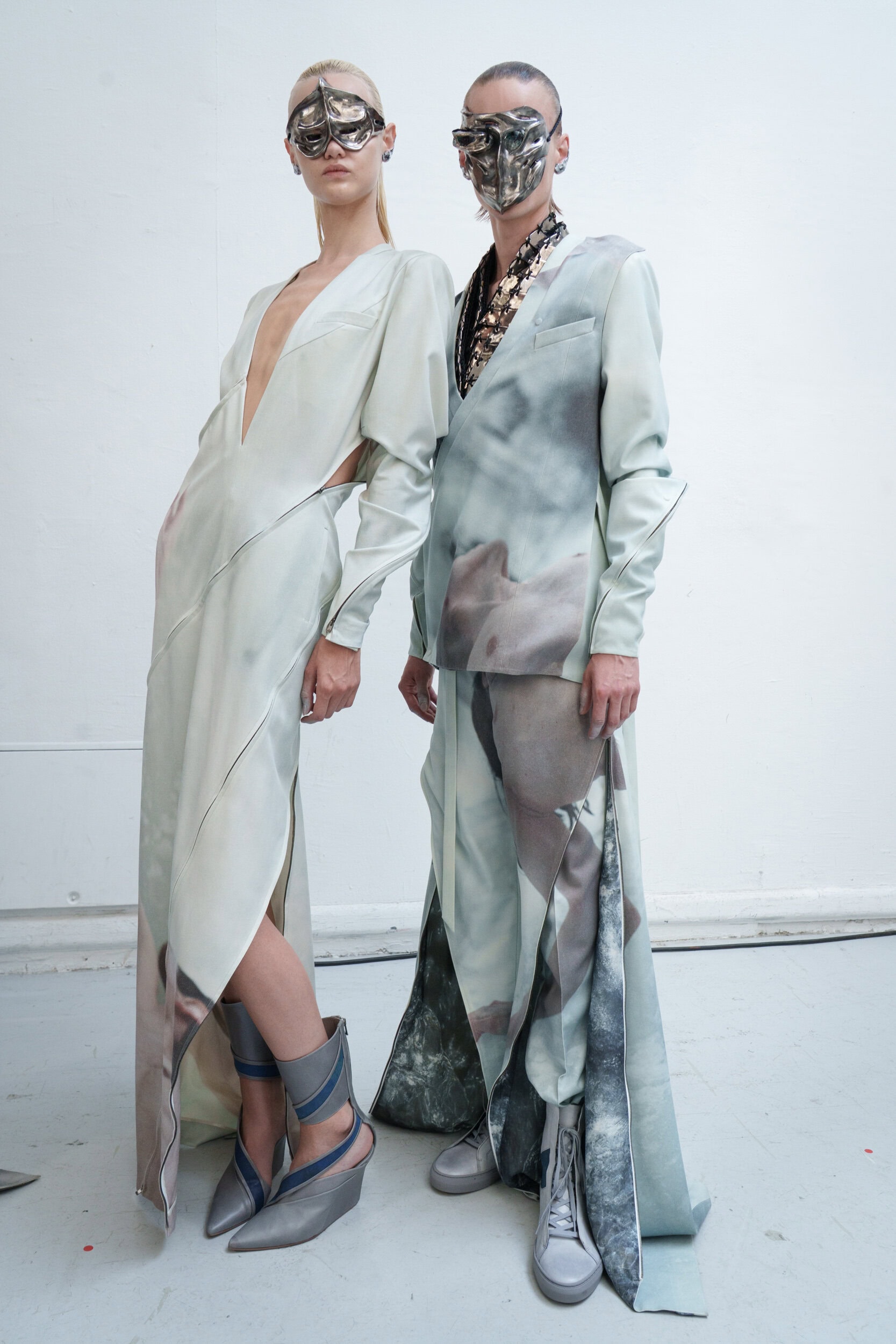 Yuima Nakazato Fall 2025 Couture Fashion Show Backstage