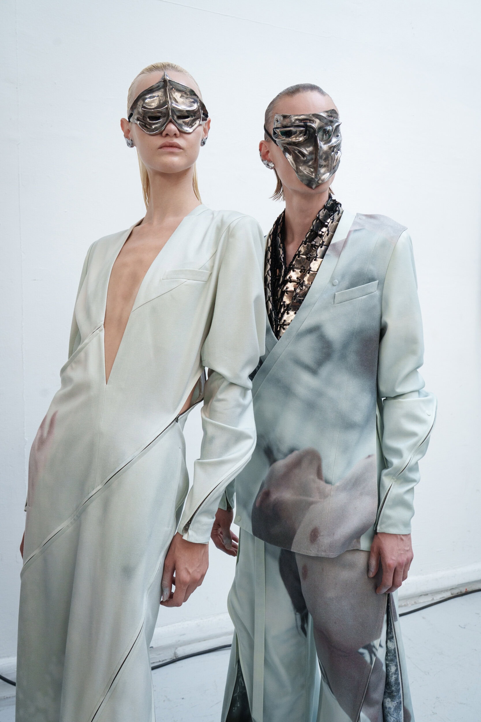 Yuima Nakazato Fall 2025 Couture Fashion Show Backstage