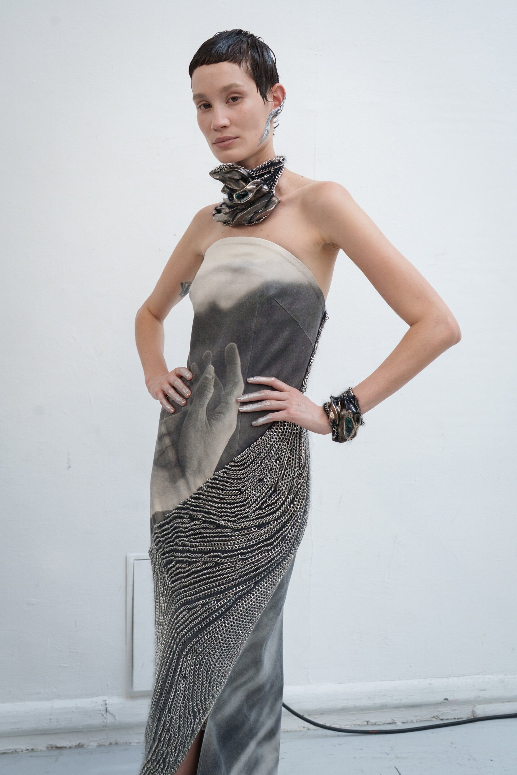 Yuima Nakazato Fall 2025 Couture Fashion Show Backstage