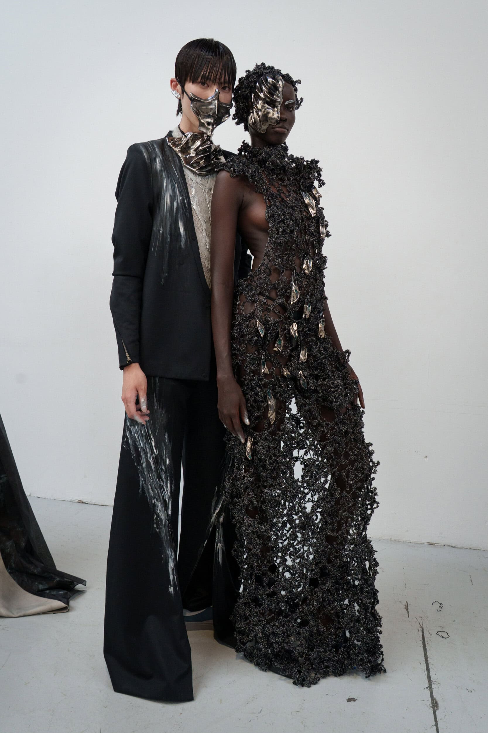Yuima Nakazato Fall 2025 Couture Fashion Show Backstage