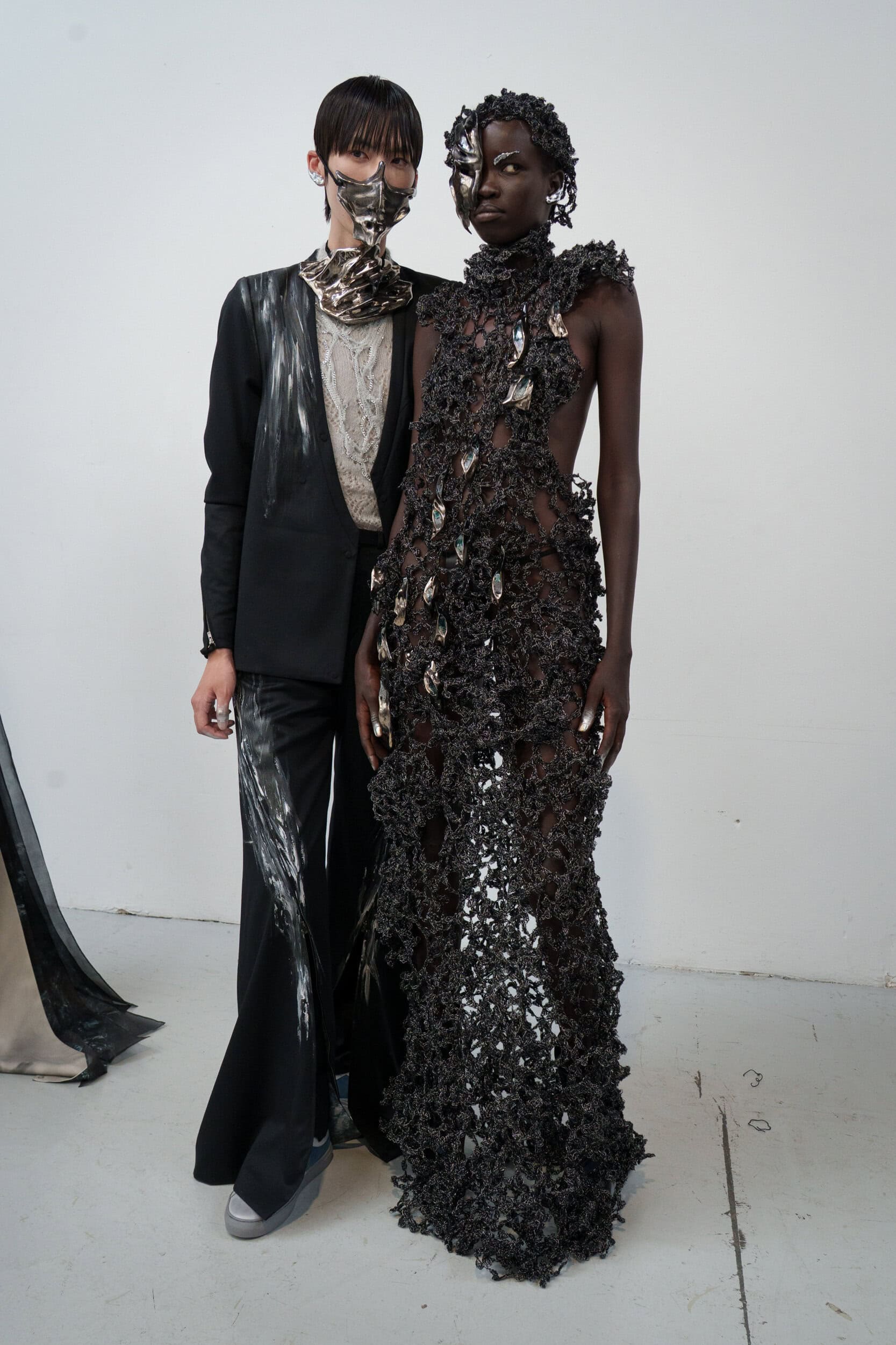 Yuima Nakazato Fall 2025 Couture Fashion Show Backstage