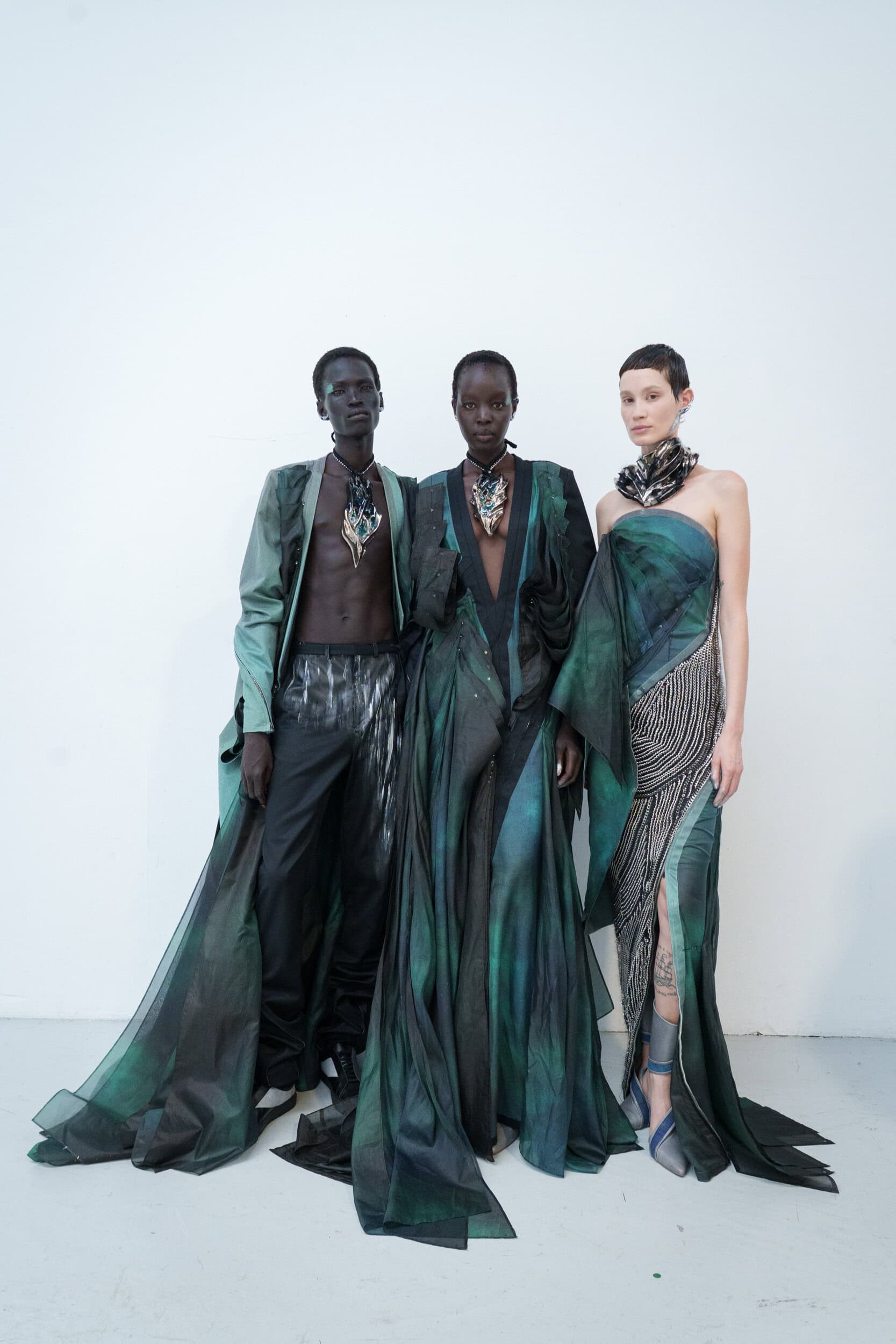 Yuima Nakazato Fall 2025 Couture Fashion Show Backstage