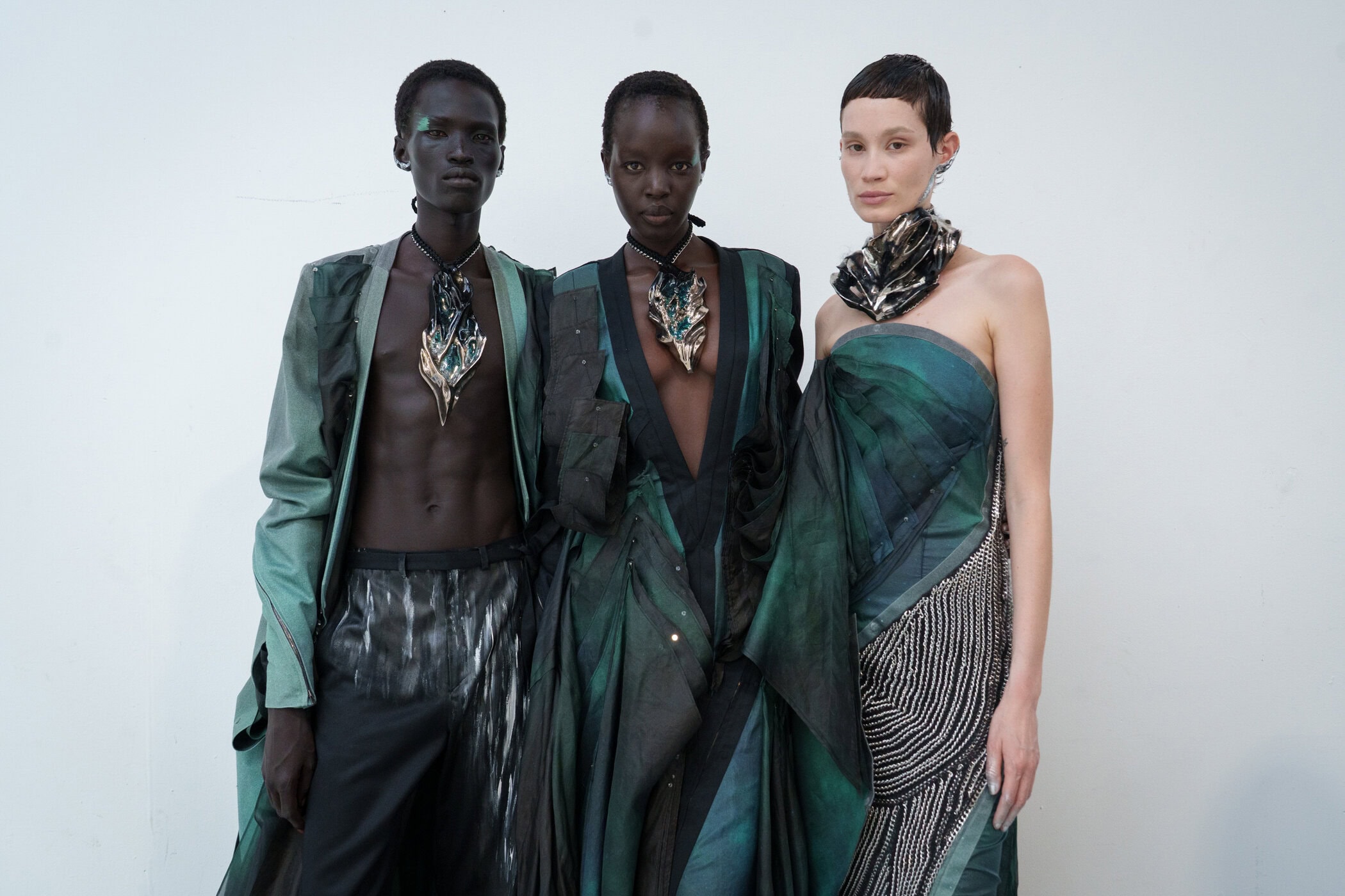 Yuima Nakazato Fall 2025 Couture Fashion Show Backstage