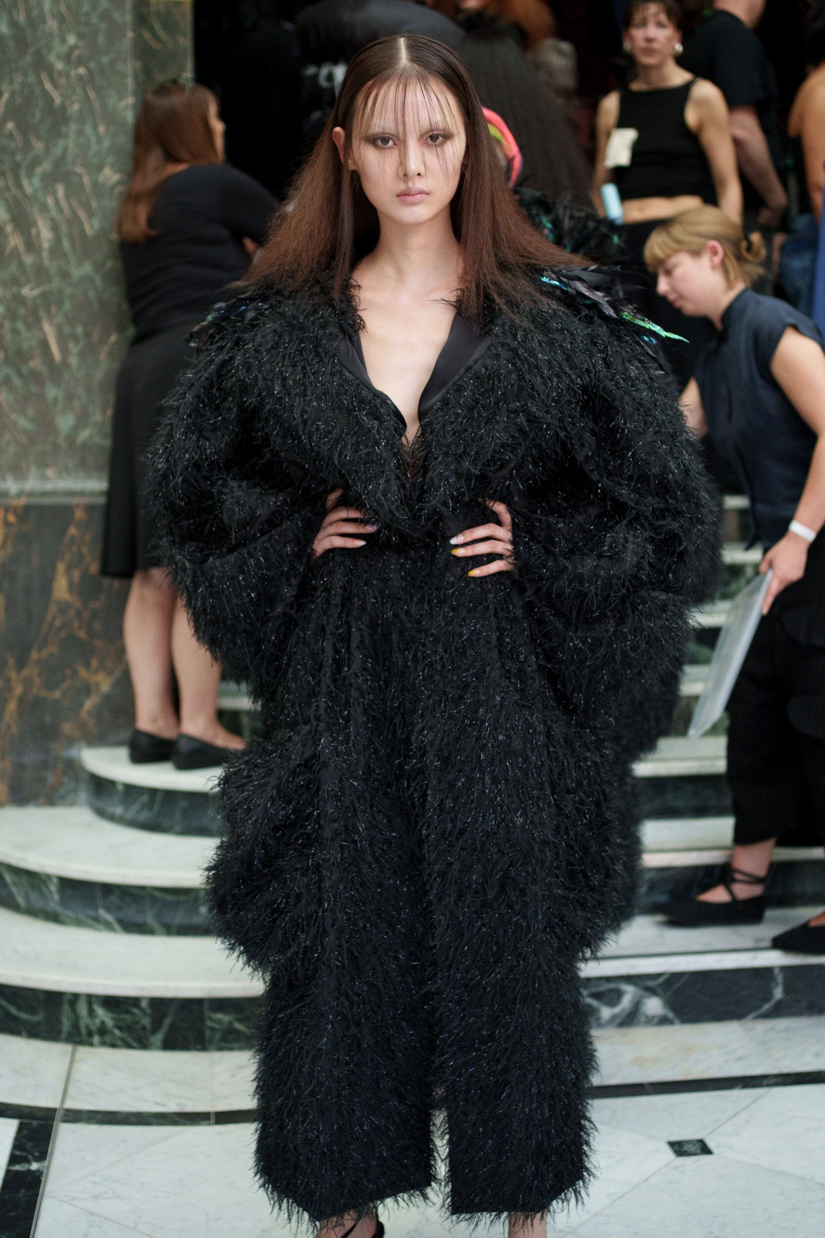 Viktor & Rolf Fall 2025 Couture Fashion Show Backstage