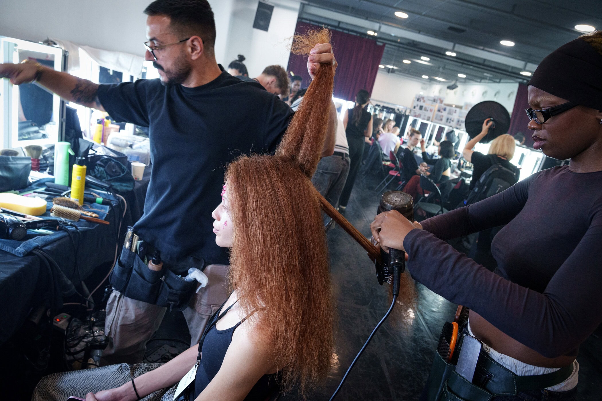 Robert Wun Fall 2025 Couture Fashion Show Backstage