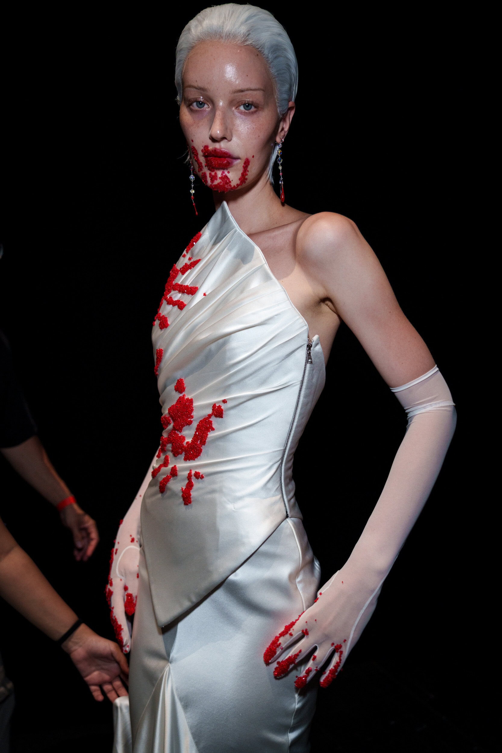 Robert Wun Fall 2025 Couture Fashion Show Backstage