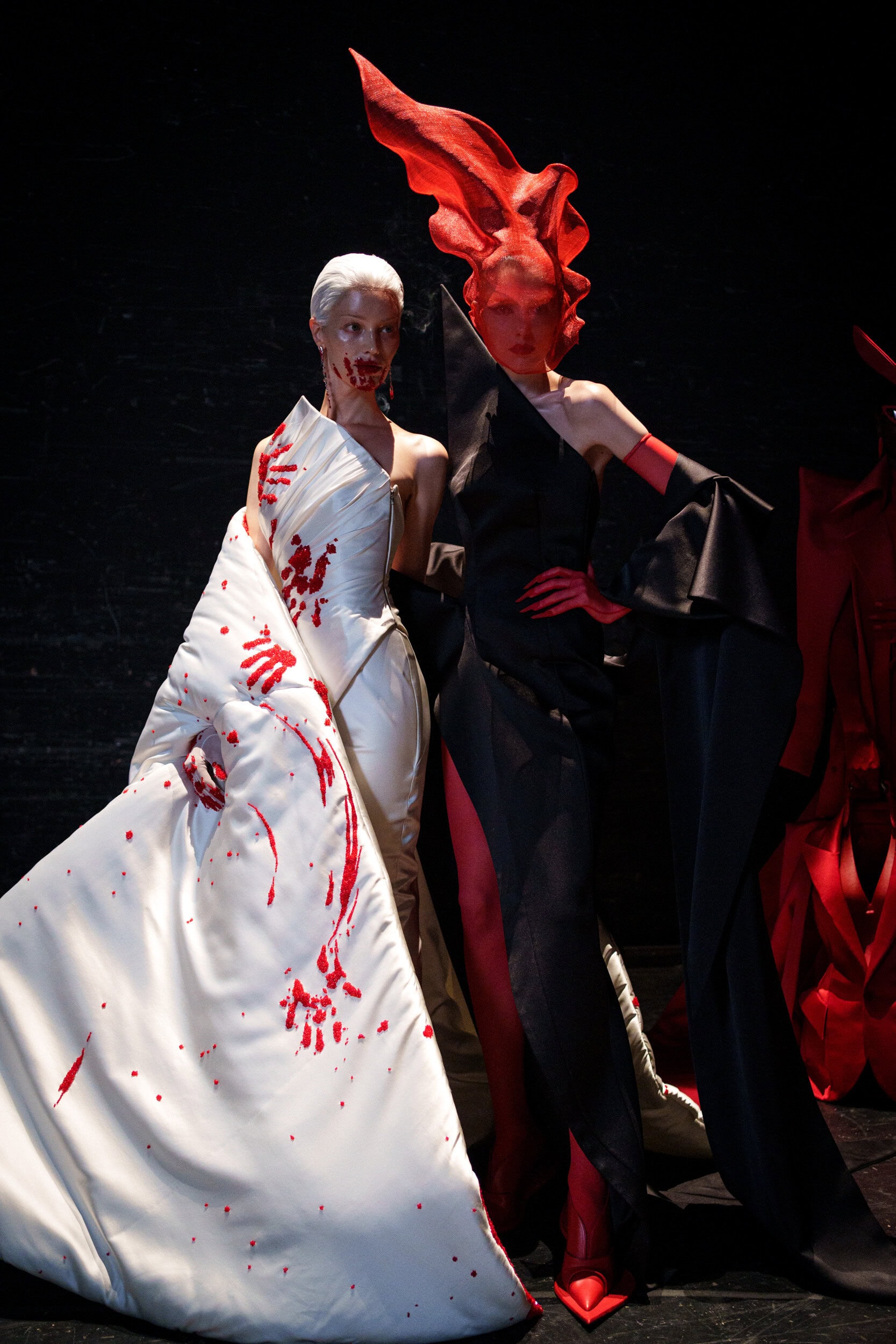 Robert Wun Fall 2025 Couture Fashion Show Backstage