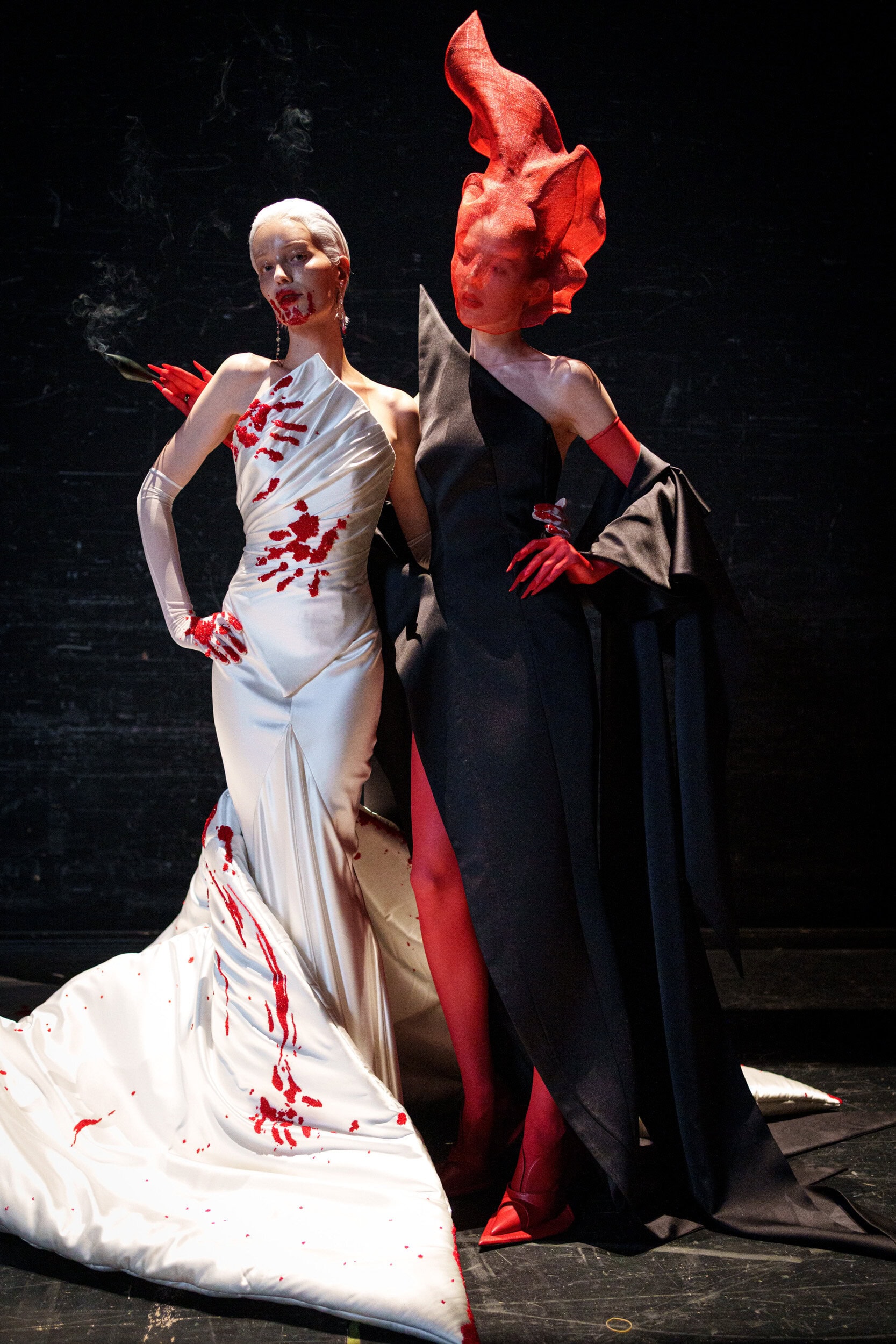 Robert Wun Fall 2025 Couture Fashion Show Backstage