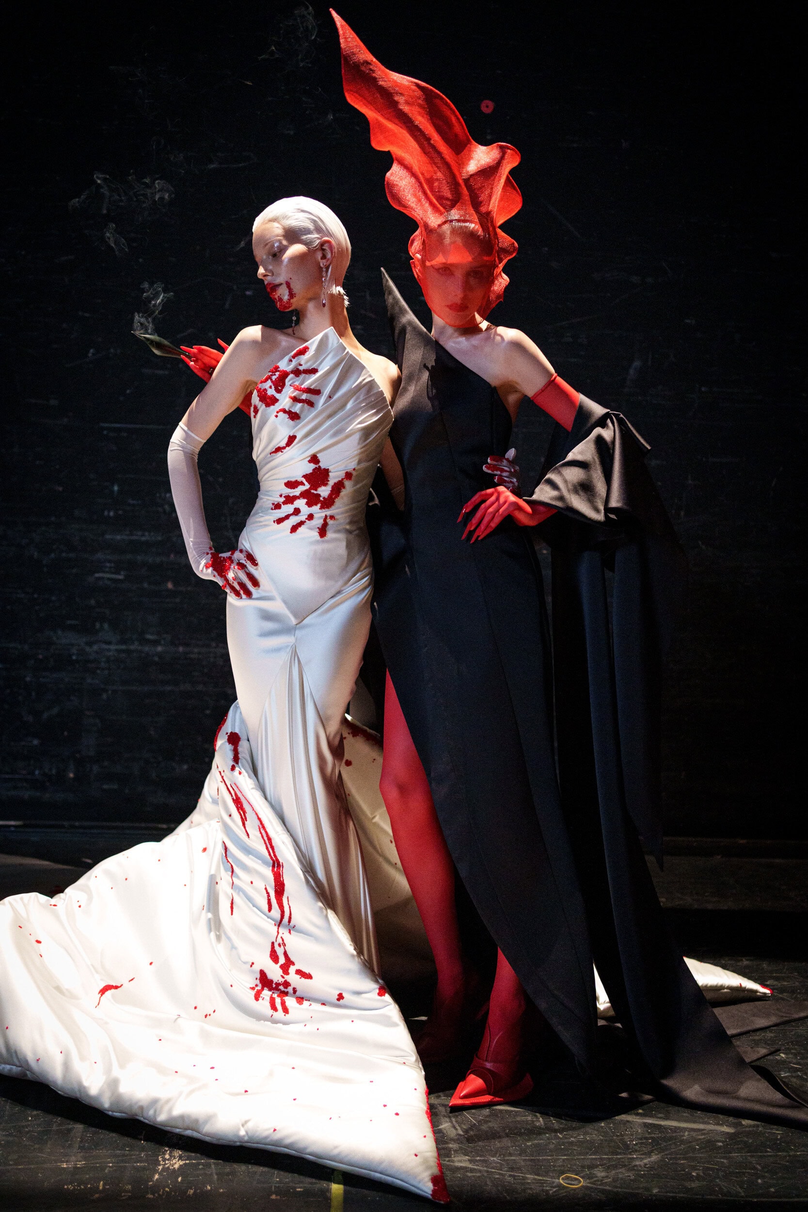 Robert Wun Fall 2025 Couture Fashion Show Backstage