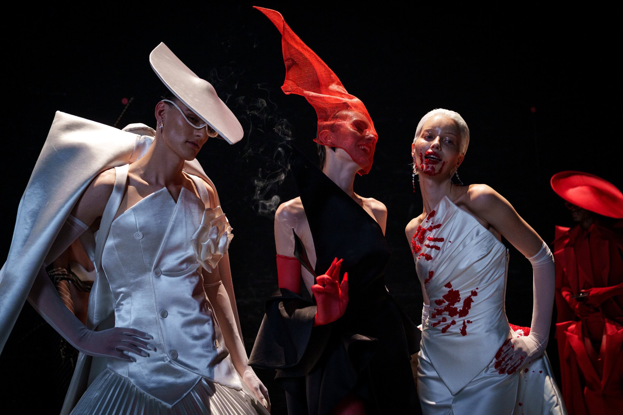 Robert Wun Fall 2025 Couture Fashion Show Backstage