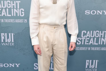 Bad Bunny wore Saint Laurent by Anthony Vaccarello for the premiere of “Caught Stealing” in New York City