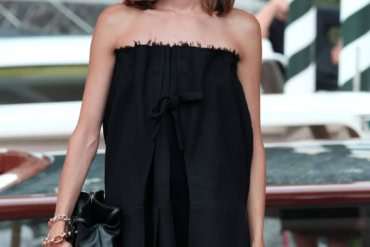 Benedetta Porcaroli in Prada at the 82nd Venice Film Festiva
