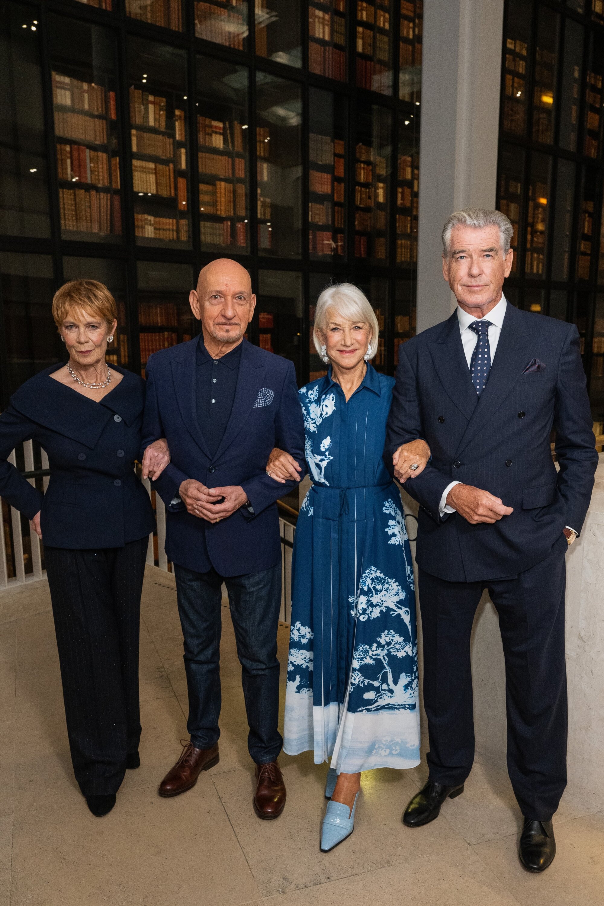 Pierce Brosnan wears Dunhill to attend the ‘The Thursday Murder Club’ photocall at The British Library in London