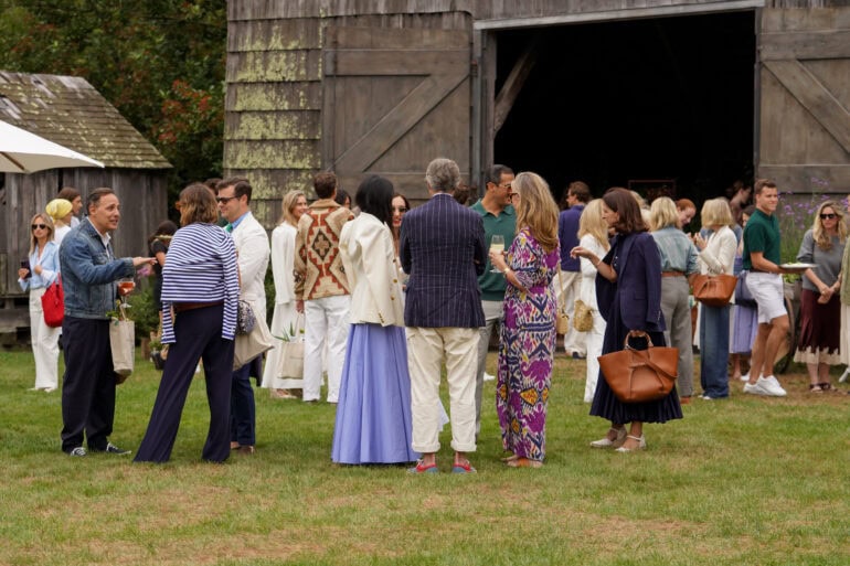 Ralph Lauren Hosts Intimate Summer Lunch at Mulford Farm
