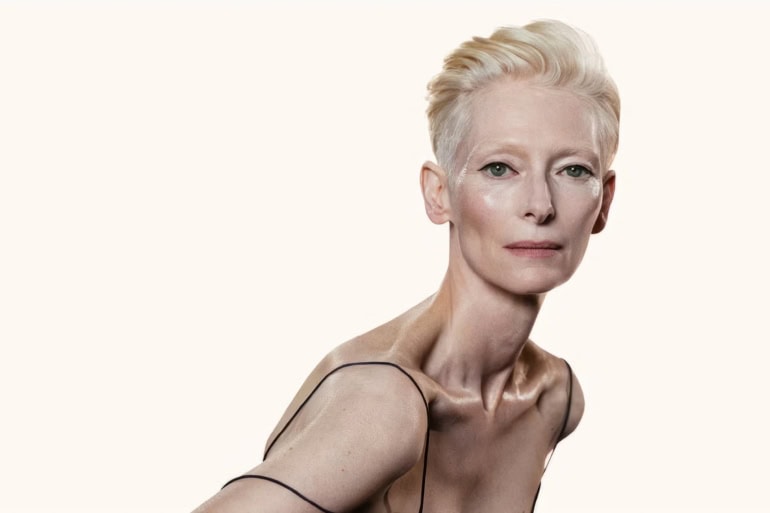 Tom Ford Beauty Tilda Swinton for Black Orchid Reserve Campaign