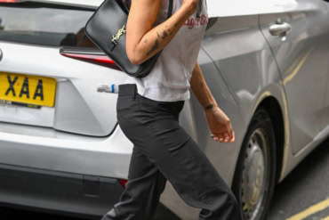 Zoe Kravitz wore Saint Laurent by Anthony Vaccarello in London